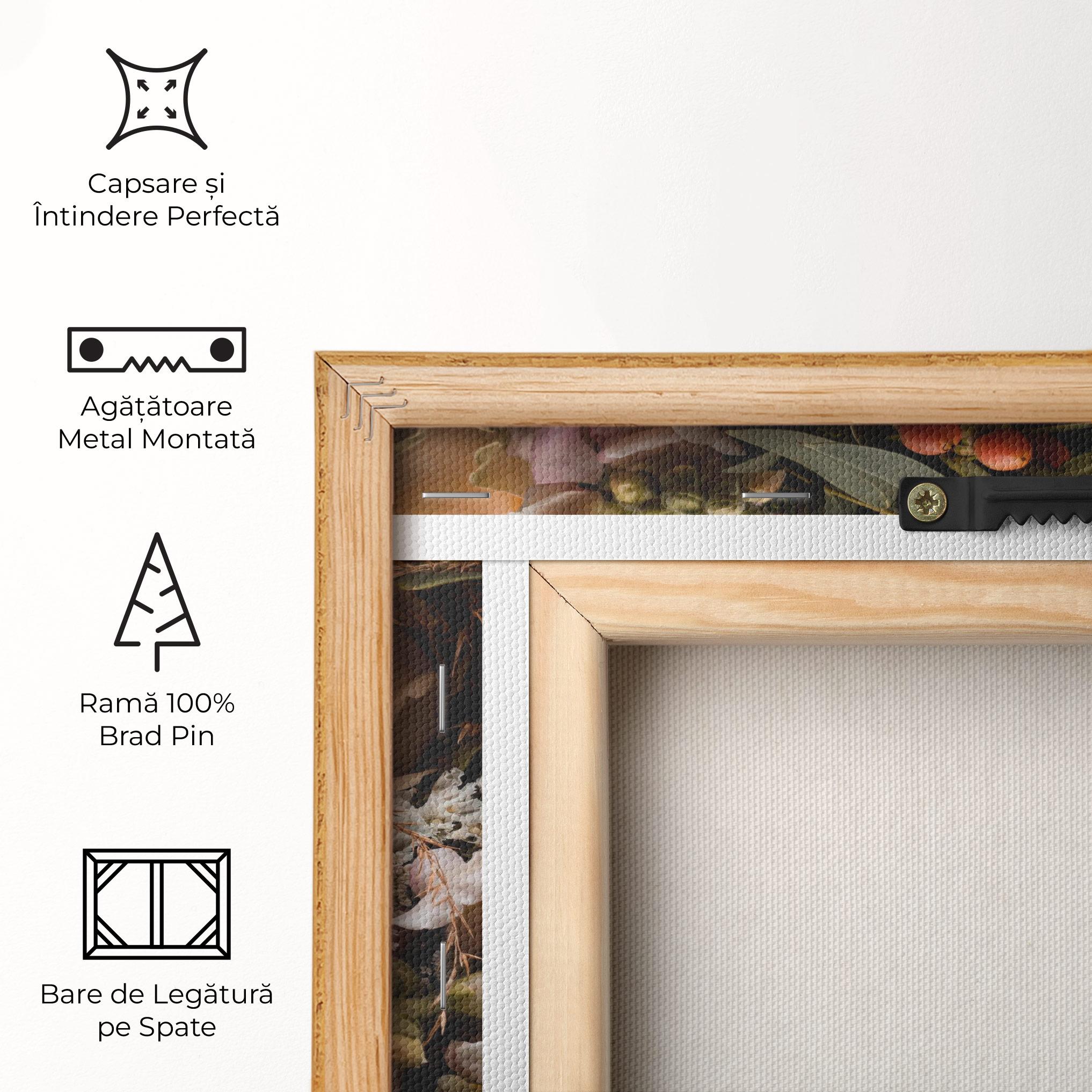 Tablou Canvas Dark Flower Bouquet mockup 5