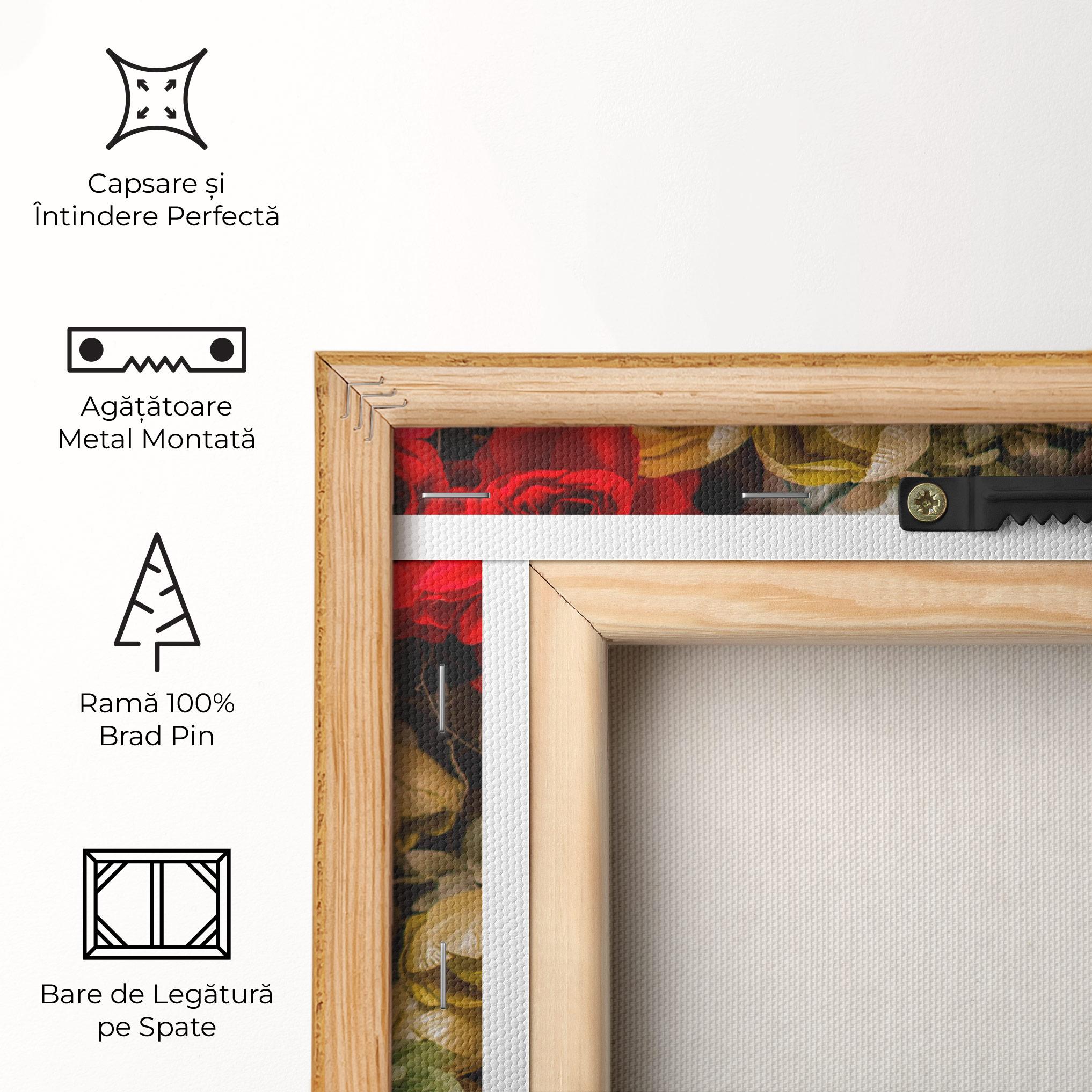 Tablou Canvas Fake Flowers Wall mockup 5