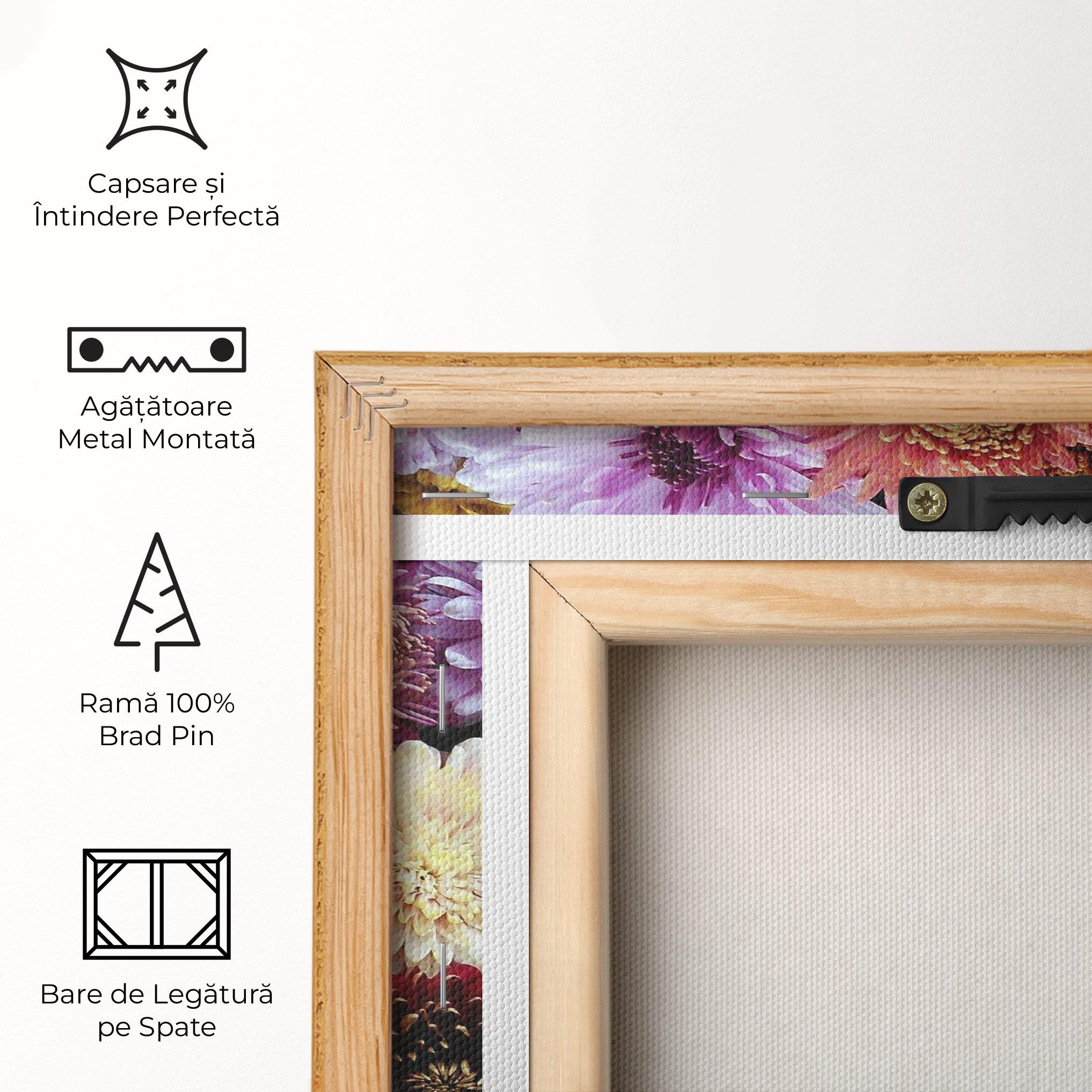 Tablou Canvas Flower Wall mockup 5