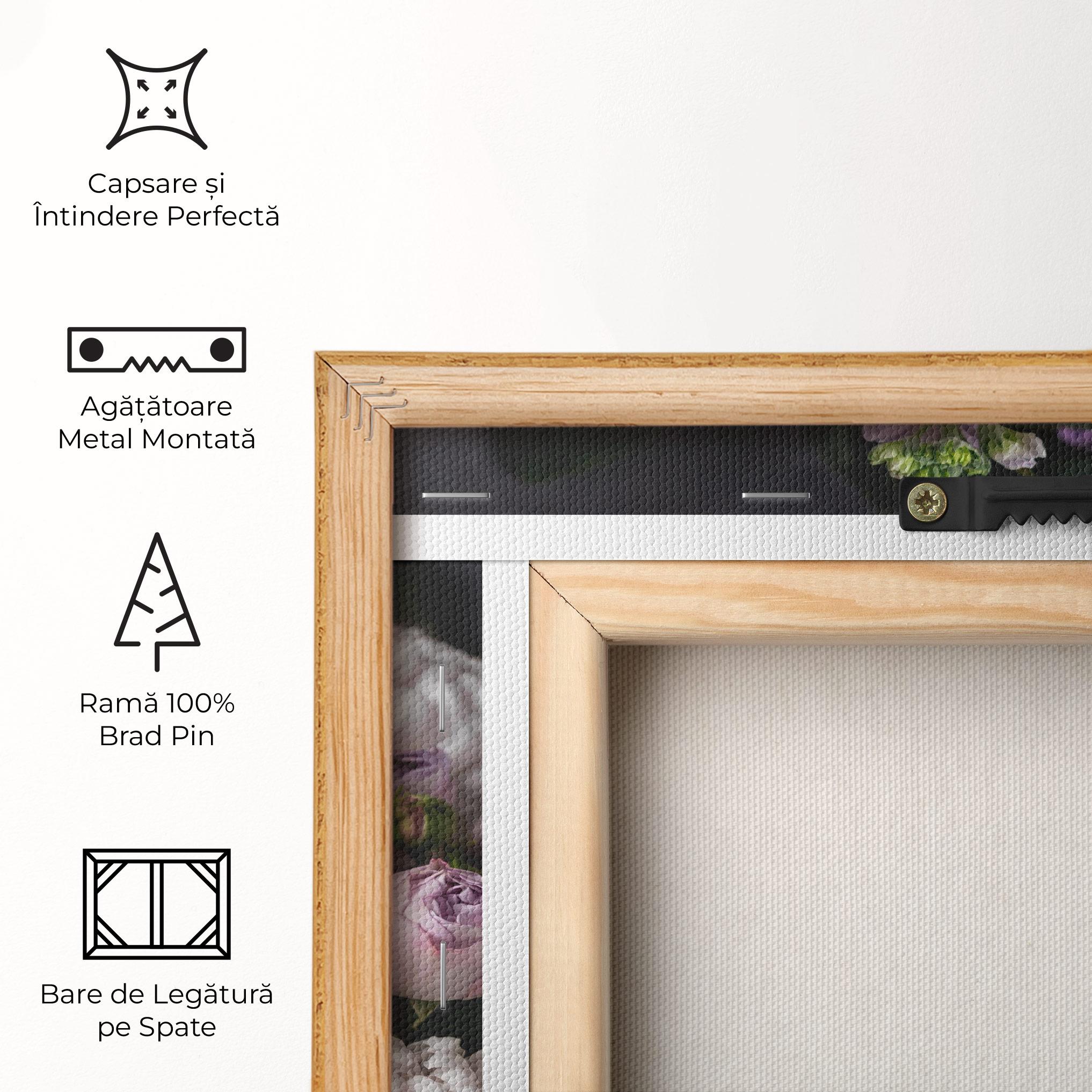 Tablou Canvas Pastel Purple Bouquet mockup 5