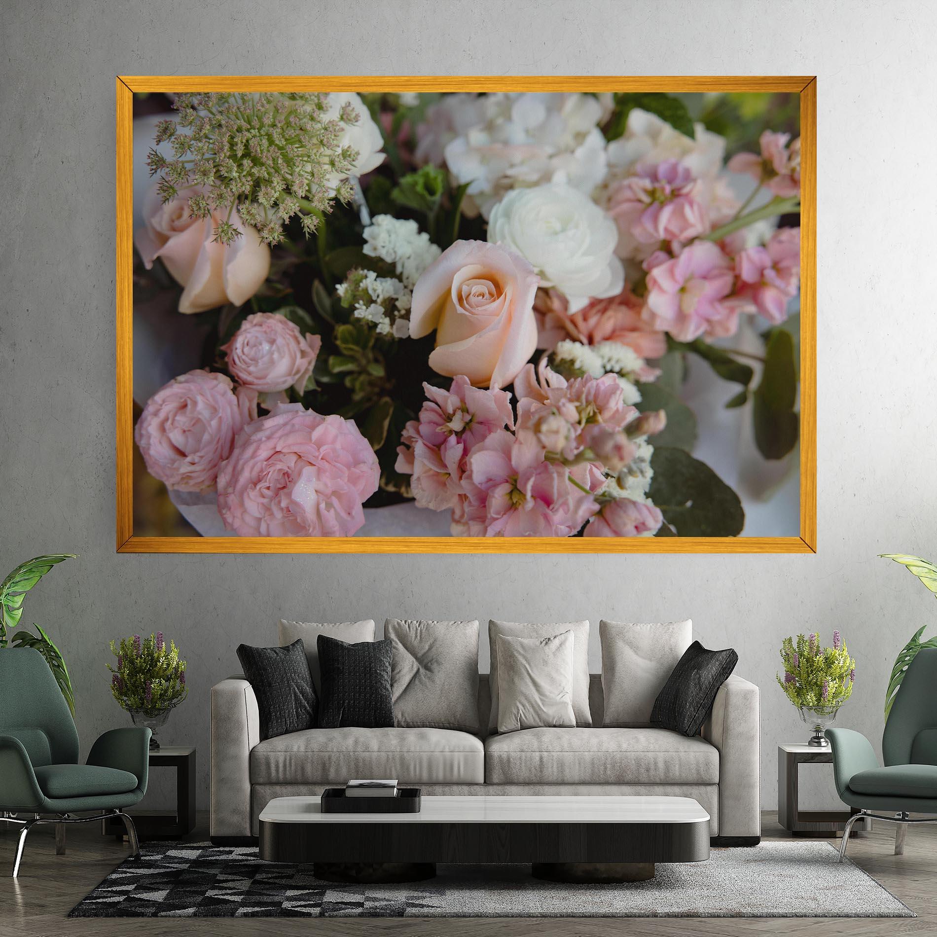 Tablou Canvas Beautiful Pink Pastel mockup 7