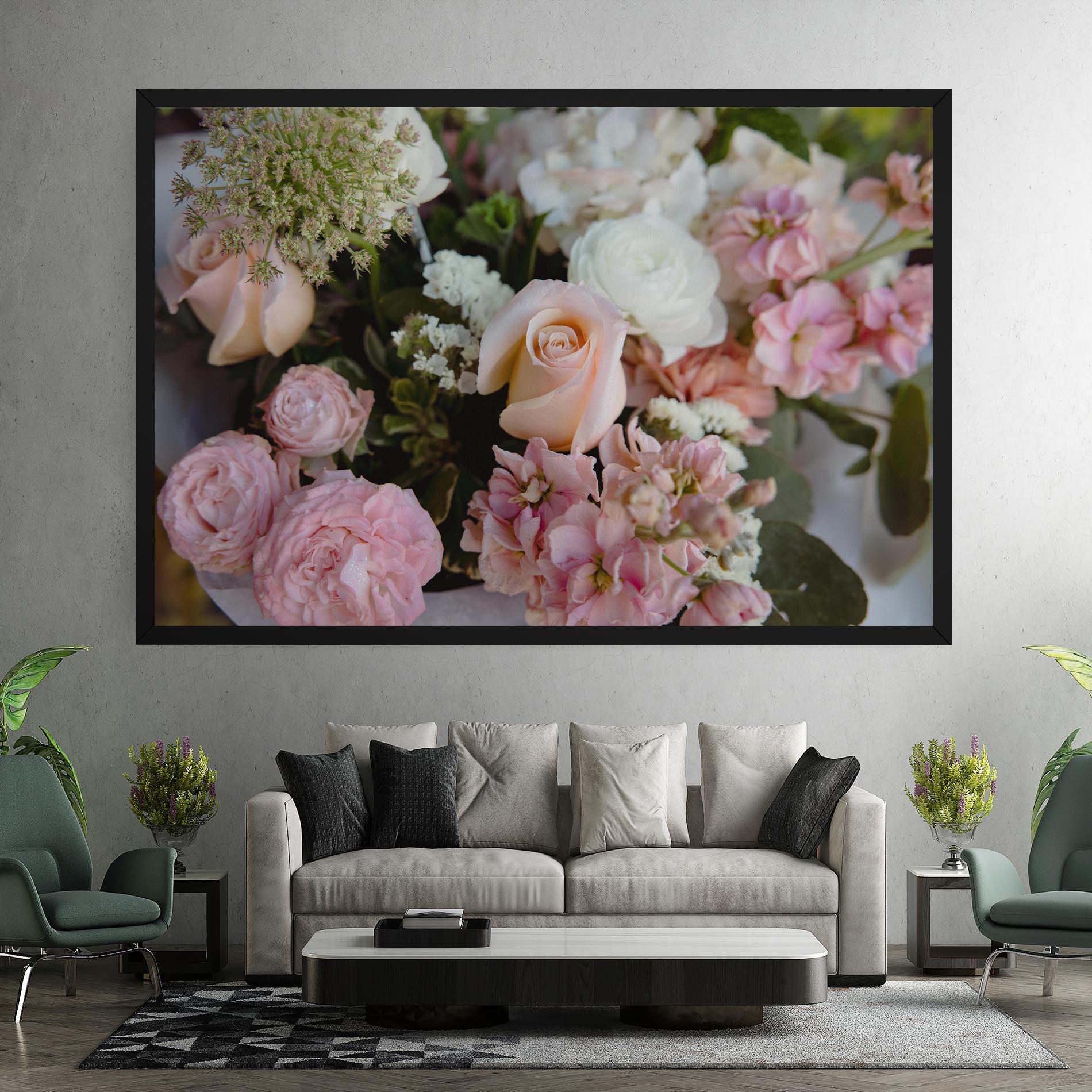 Tablou Canvas Beautiful Pink Pastel mockup 7