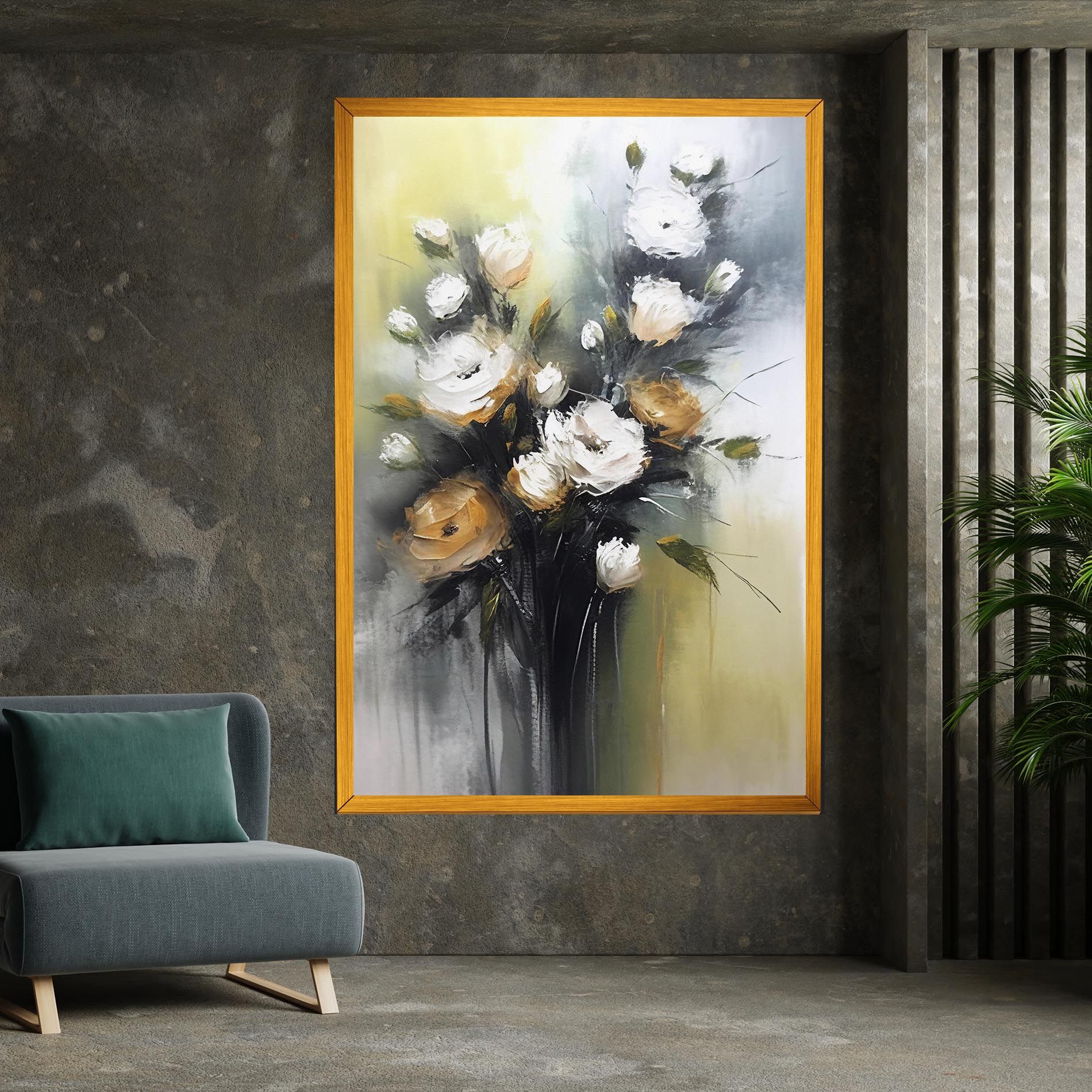 Bouquet Painting mockup 7
