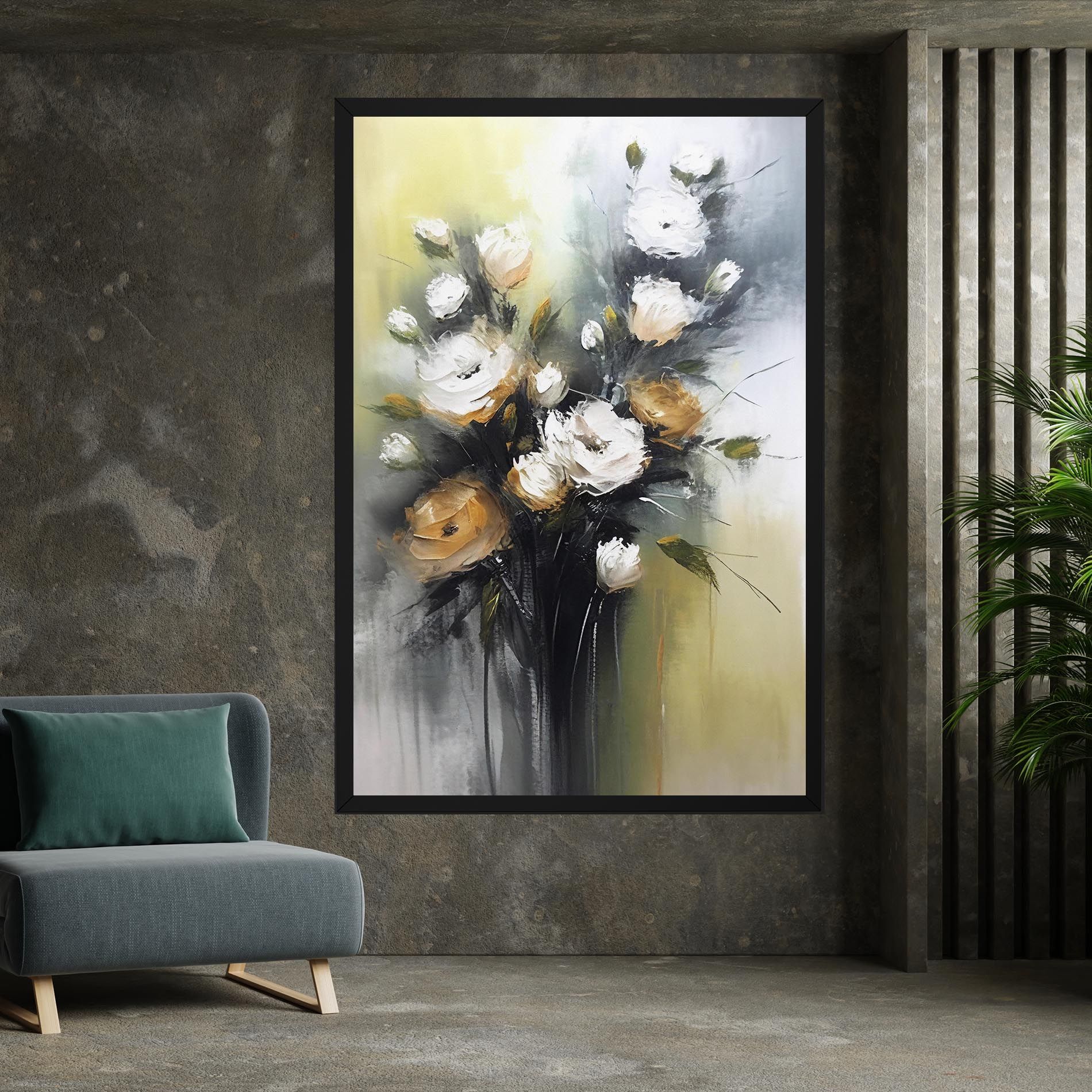Bouquet Painting mockup 7