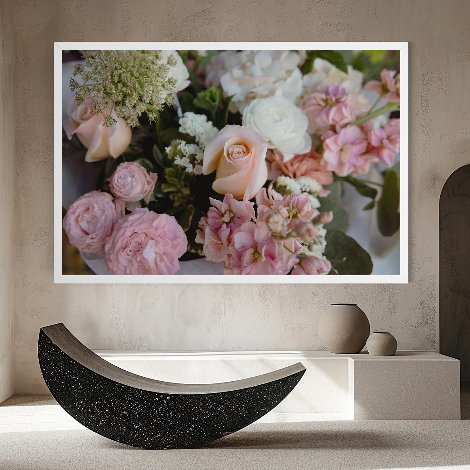 Tablou Canvas Beautiful Pink Pastel mockup 8