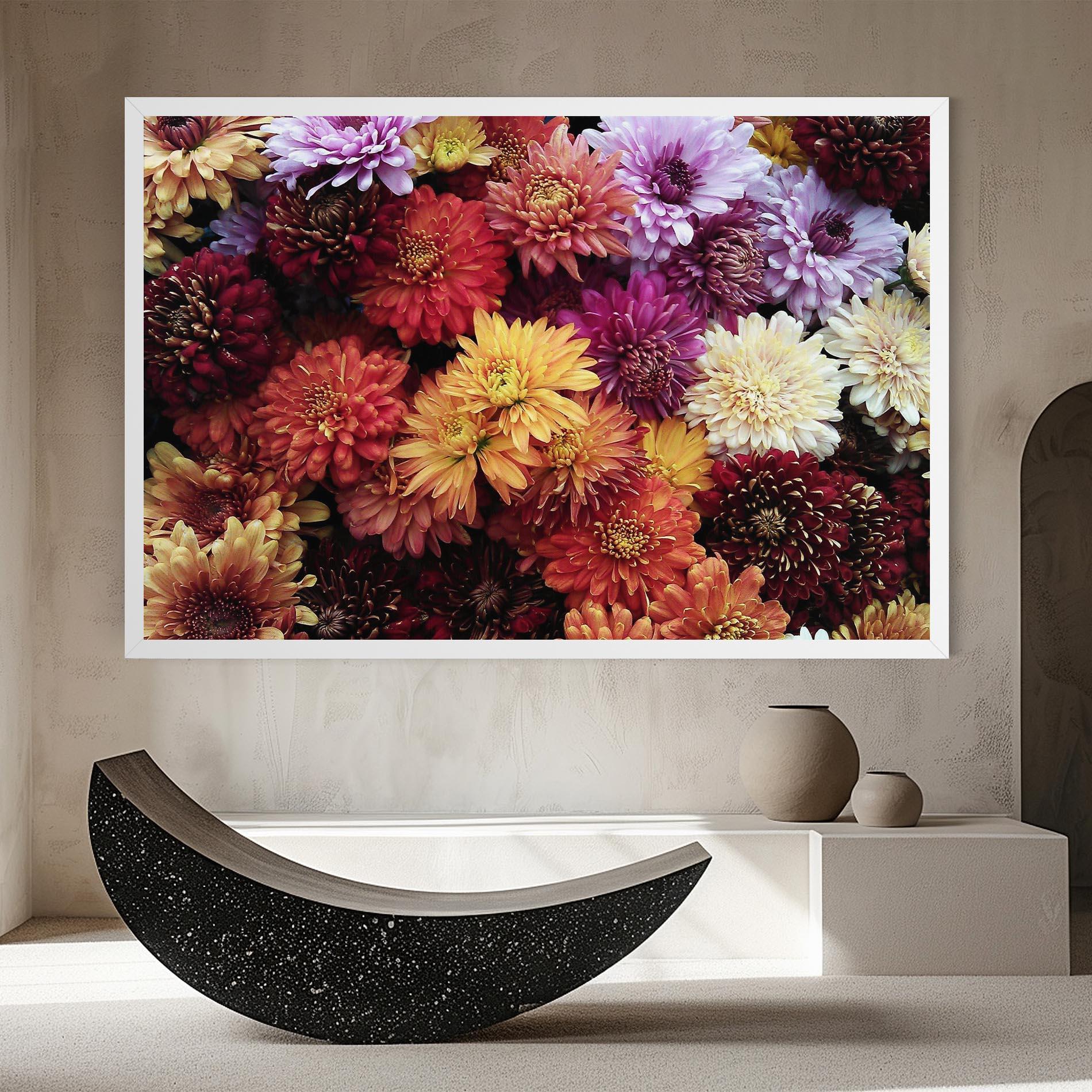 Tablou Canvas Flower Wall mockup 8