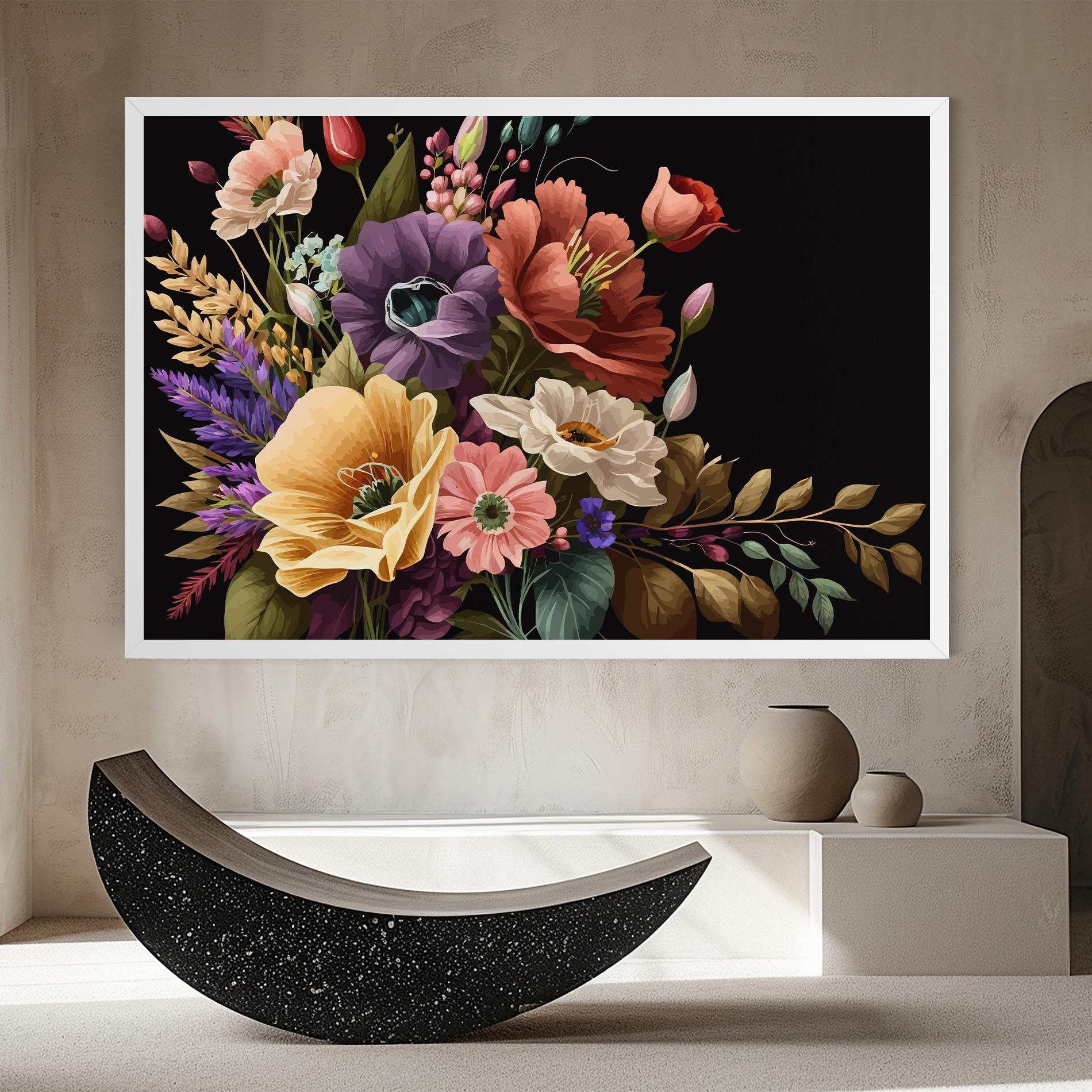 Tablou Canvas Vintage Bouquet Art mockup 8