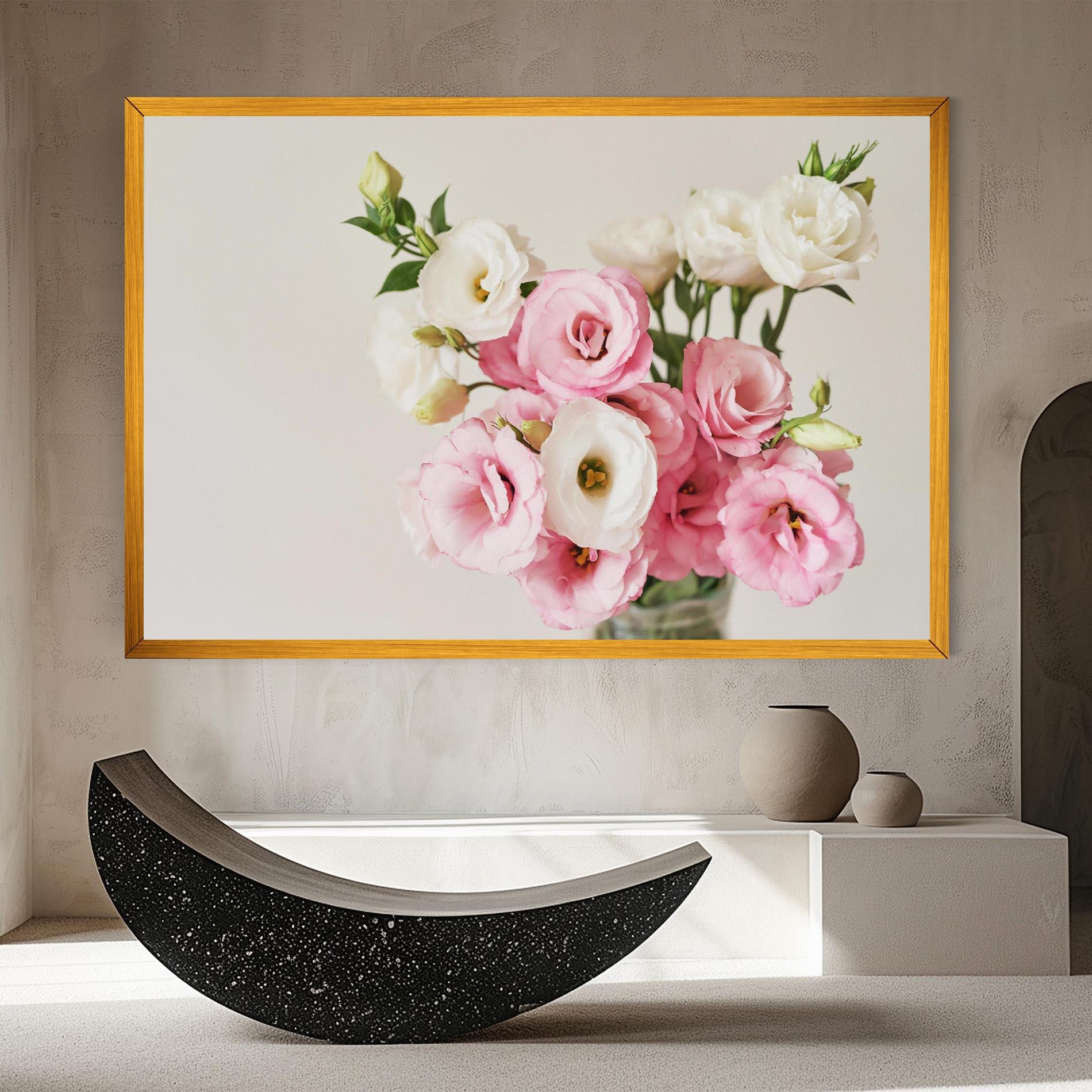 Tablou Canvas Cute Pink Flowers mockup 8