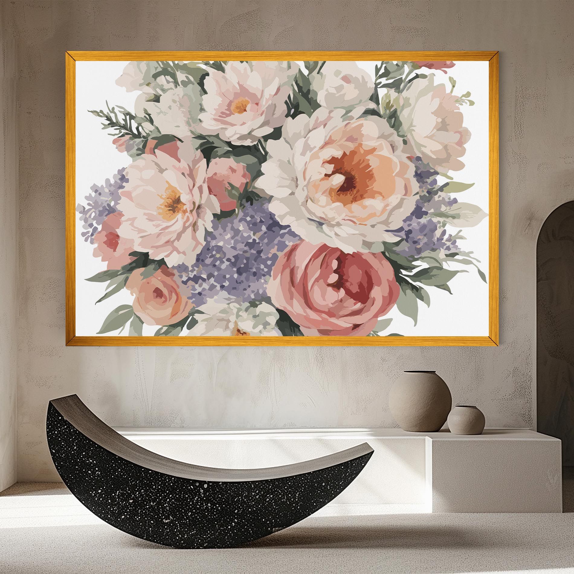 Pretty Watercolor Bouquet mockup 8