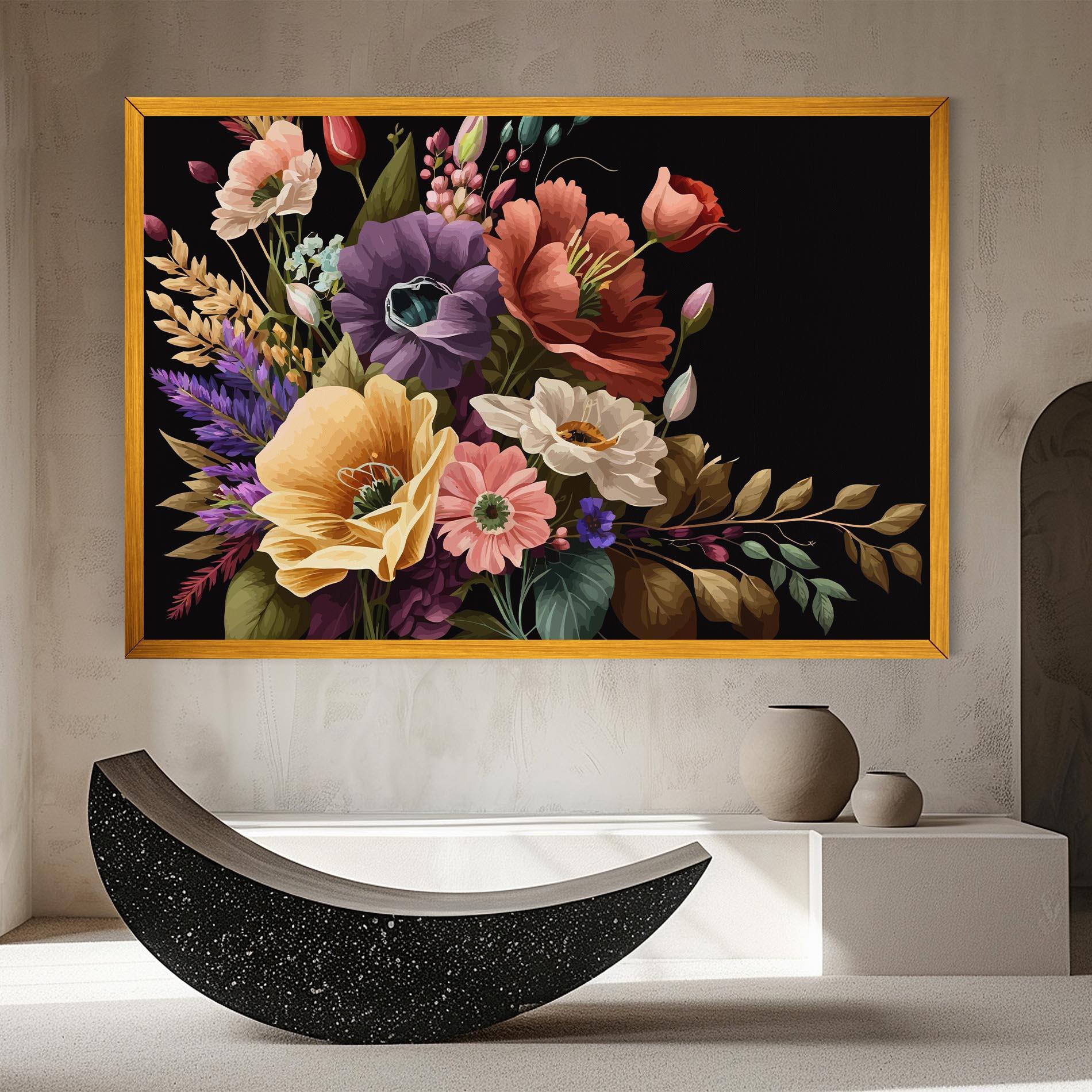 Tablou Canvas Vintage Bouquet Art mockup 8