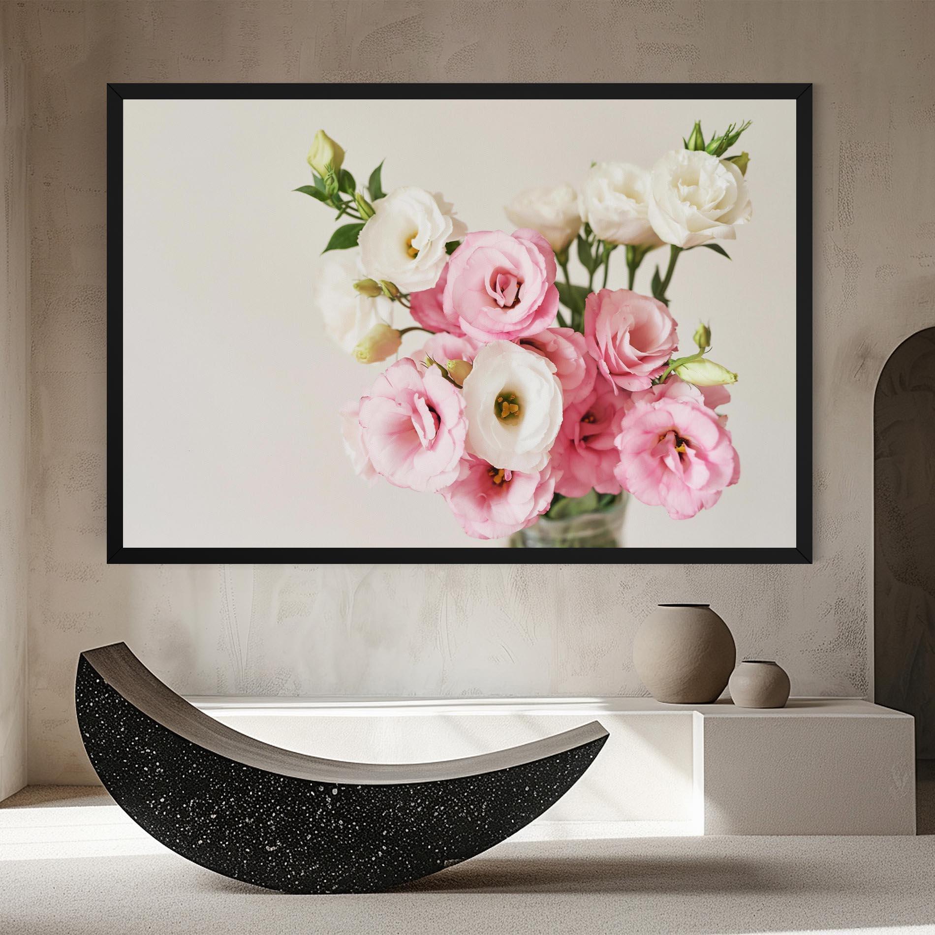 Tablou Canvas Cute Pink Flowers mockup 8