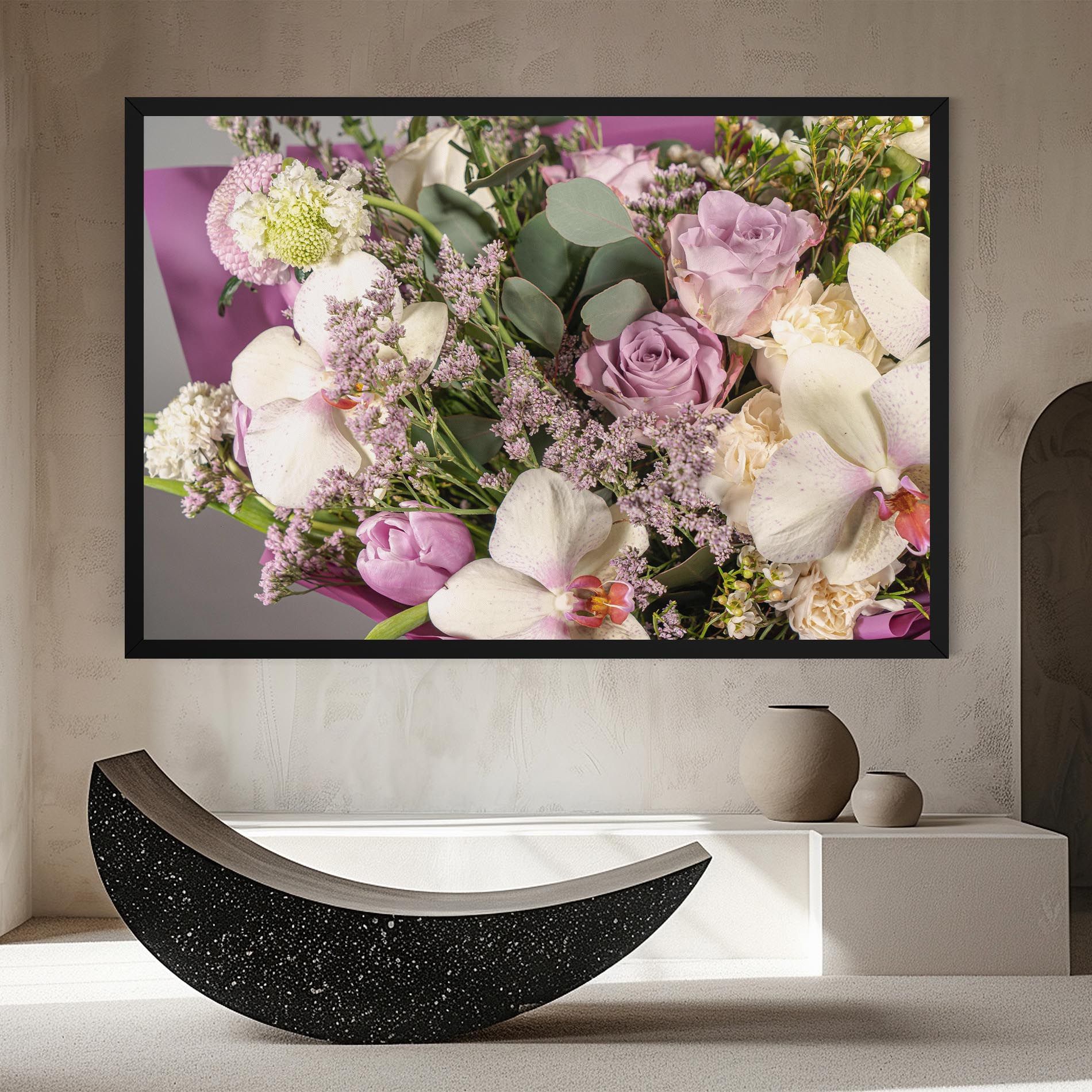 Cute Purple Bouquet mockup 8