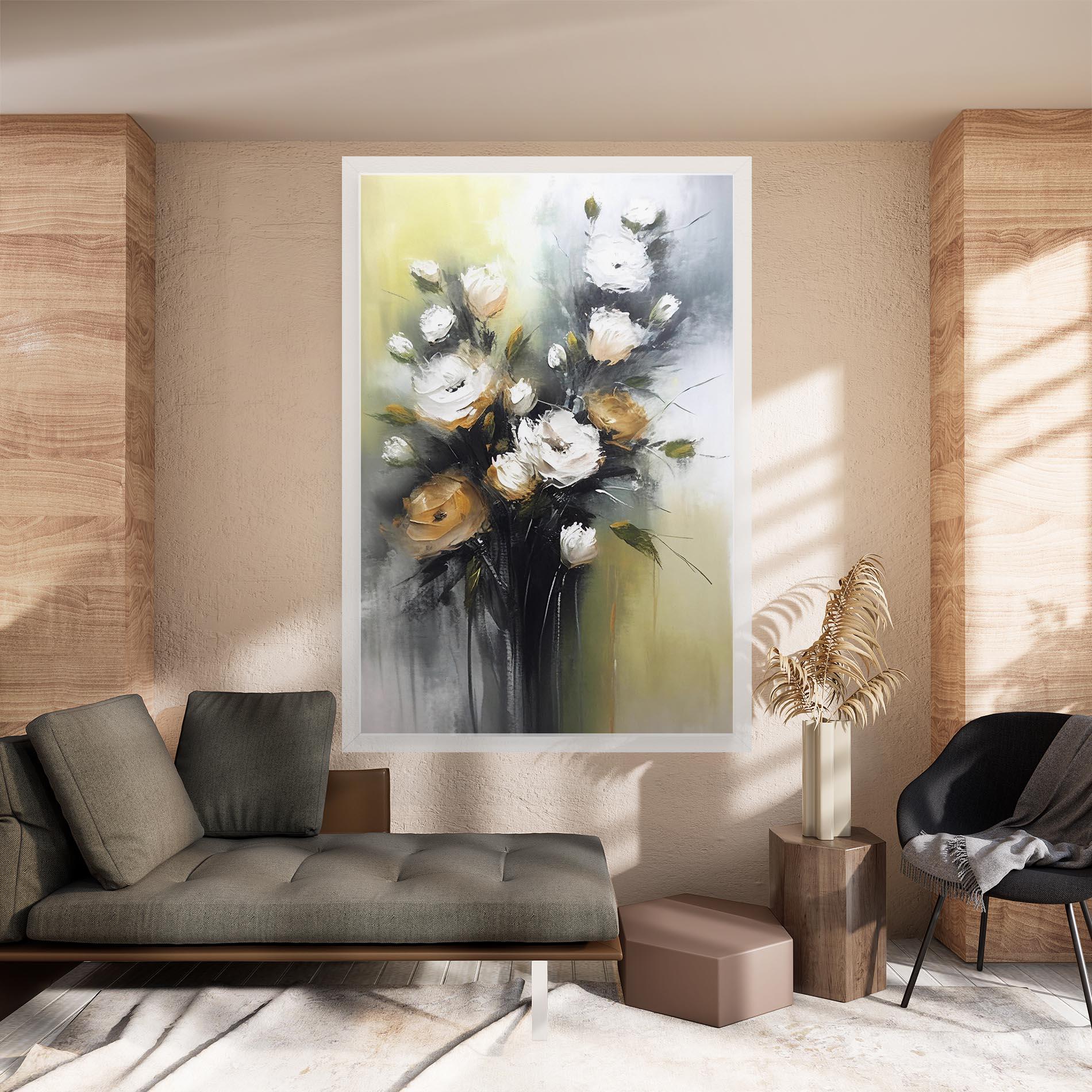 Tablou Canvas Bouquet Painting mockup 8