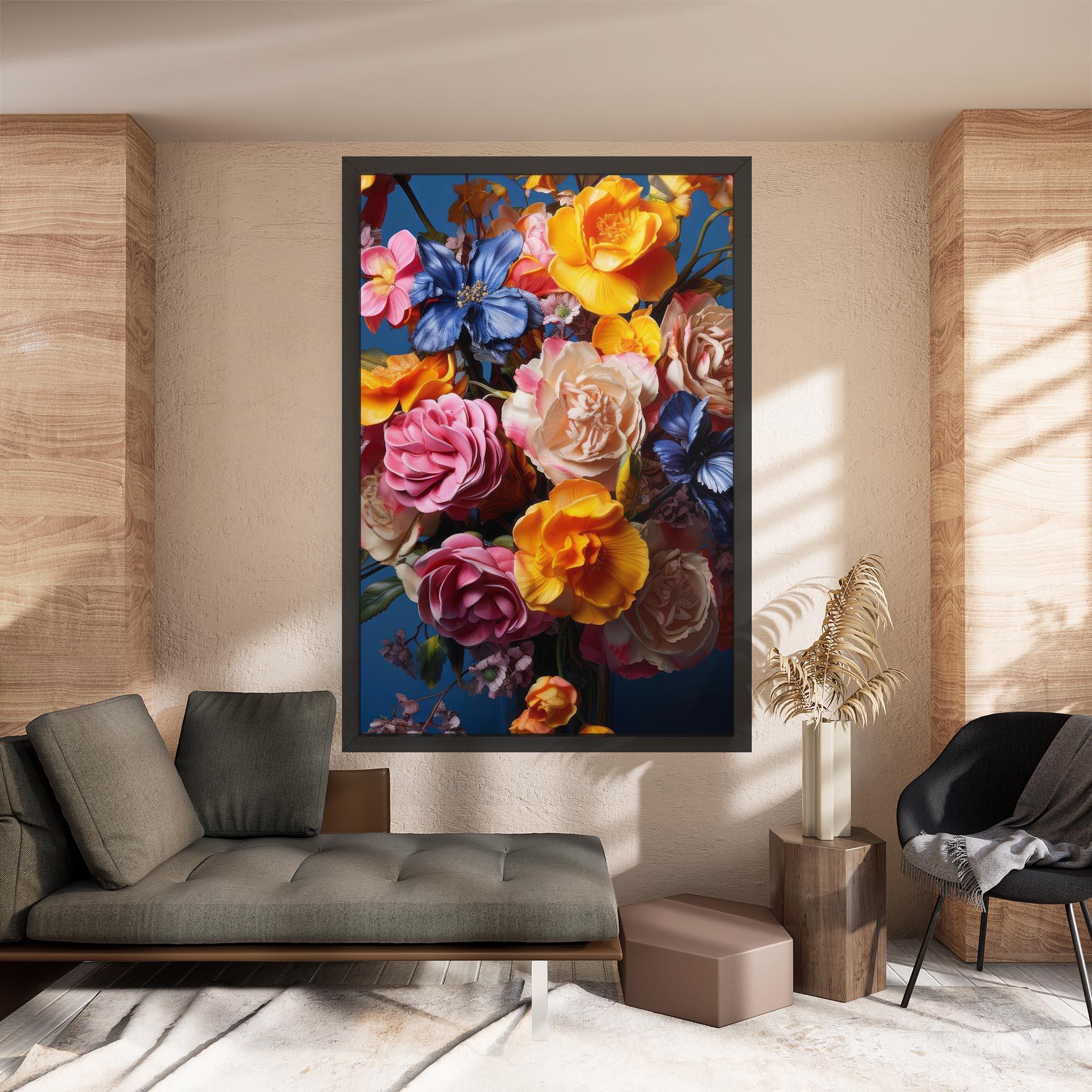 Tablou Canvas Colorful Flower Bouquet mockup 8