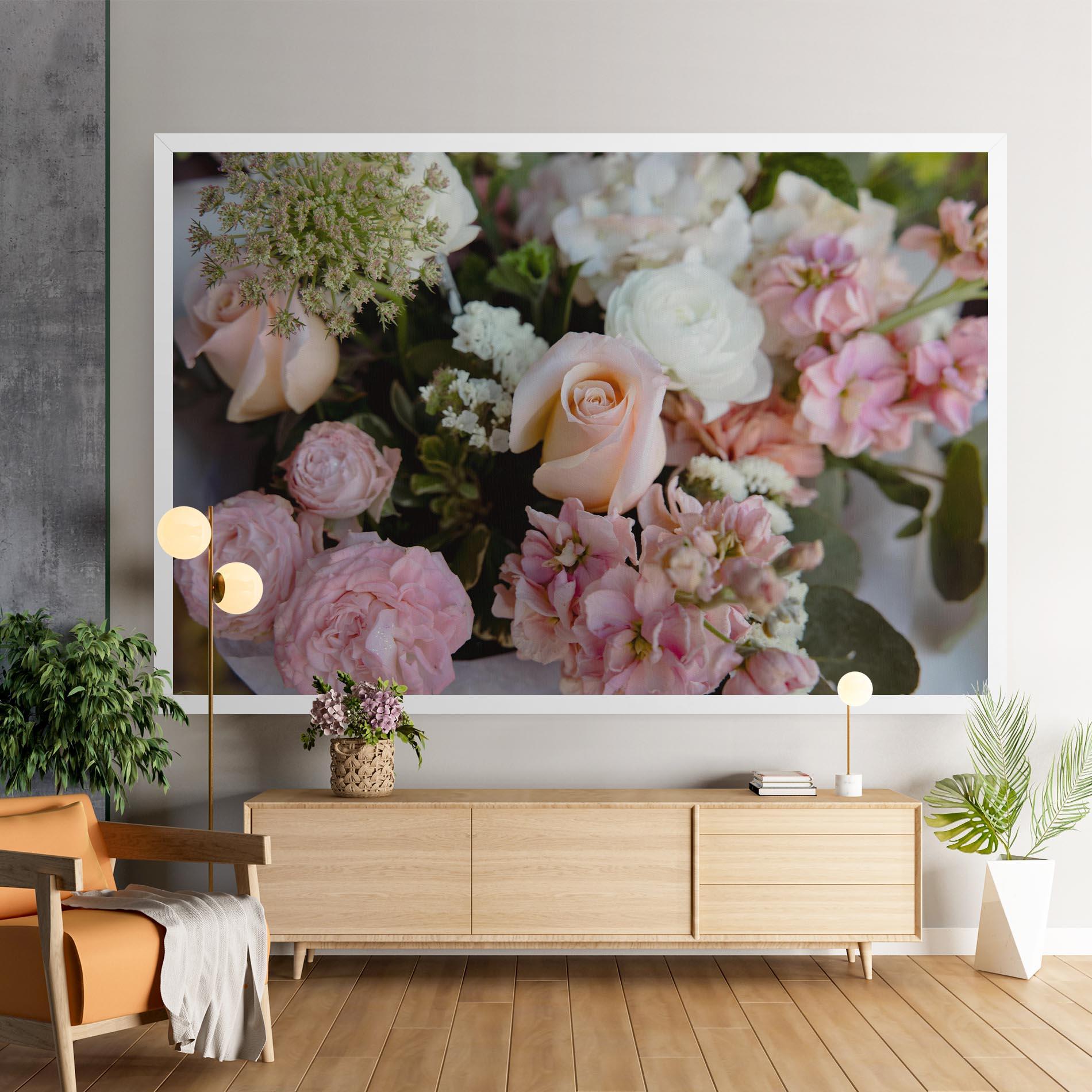 Tablou Canvas Beautiful Pink Pastel mockup 9