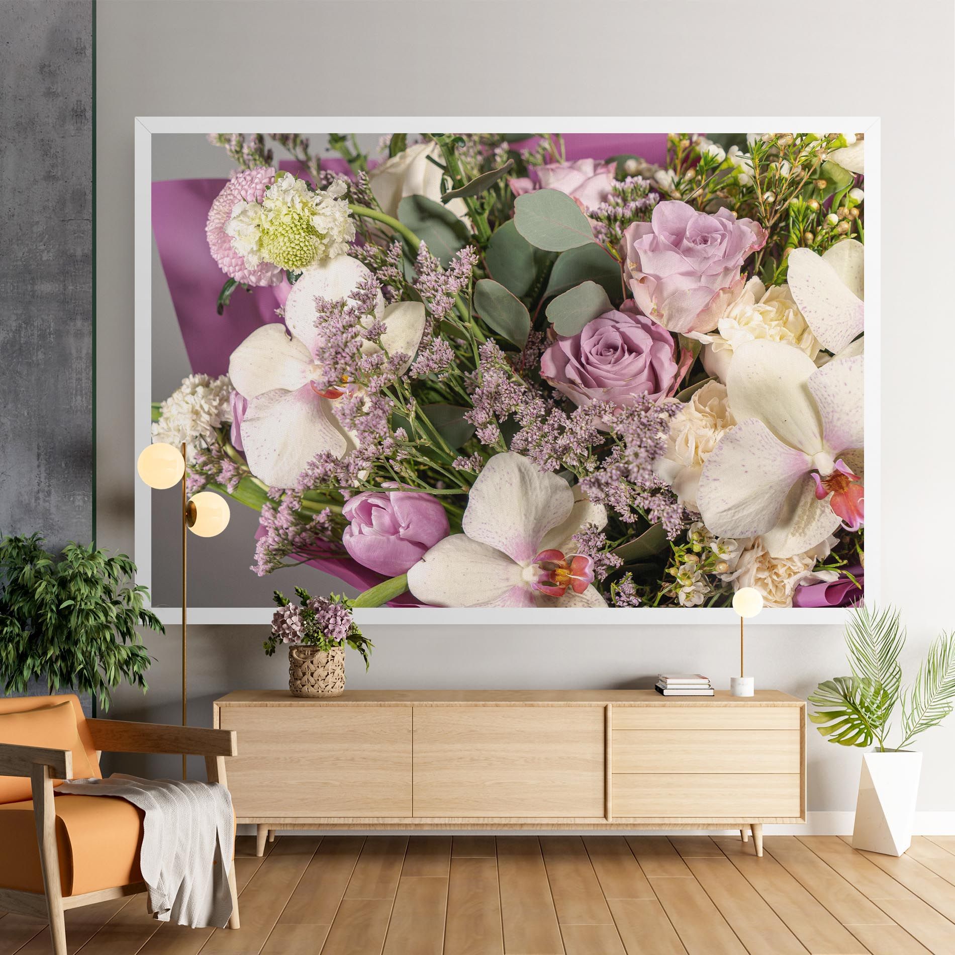 Cute Purple Bouquet mockup 9