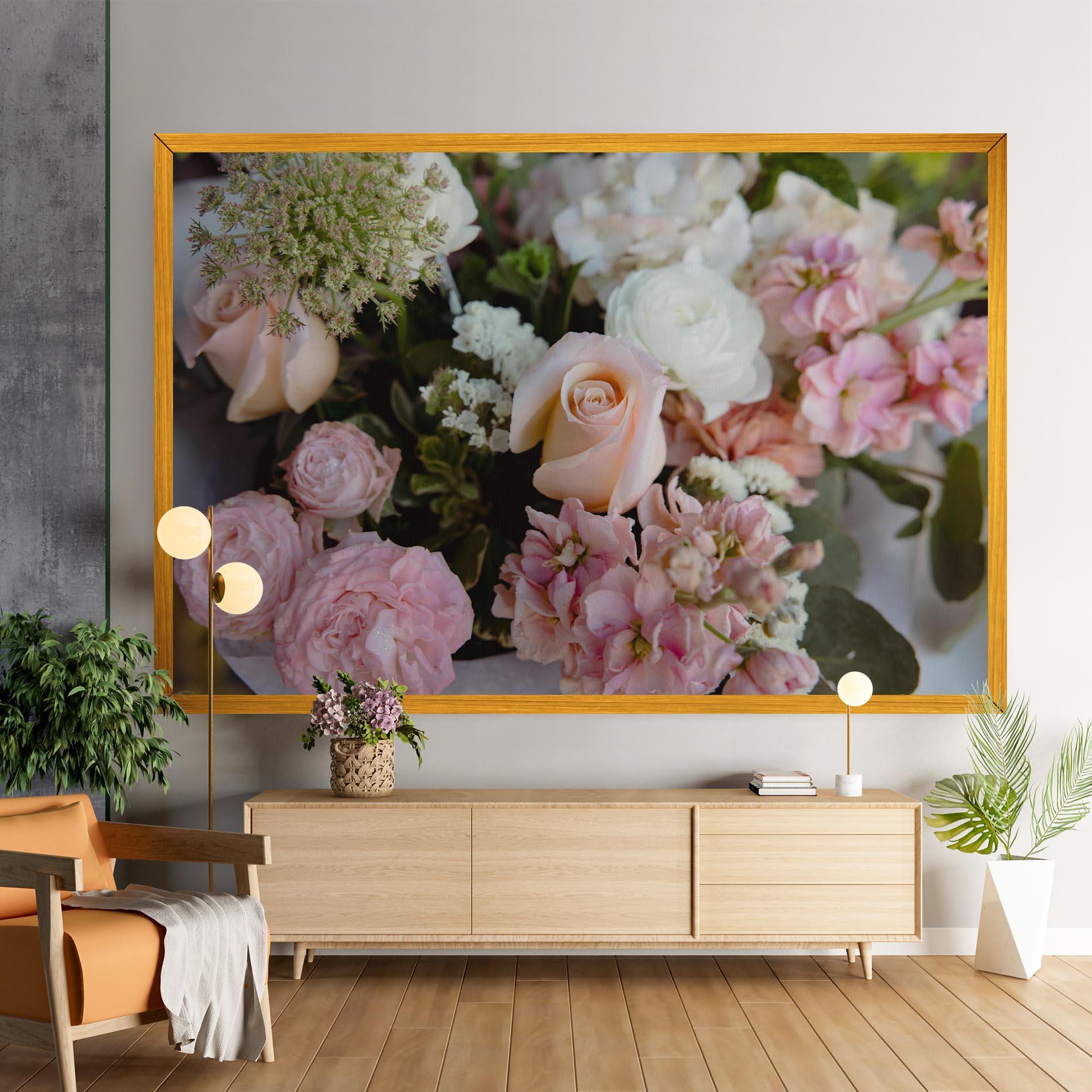 Tablou Canvas Beautiful Pink Pastel mockup 9