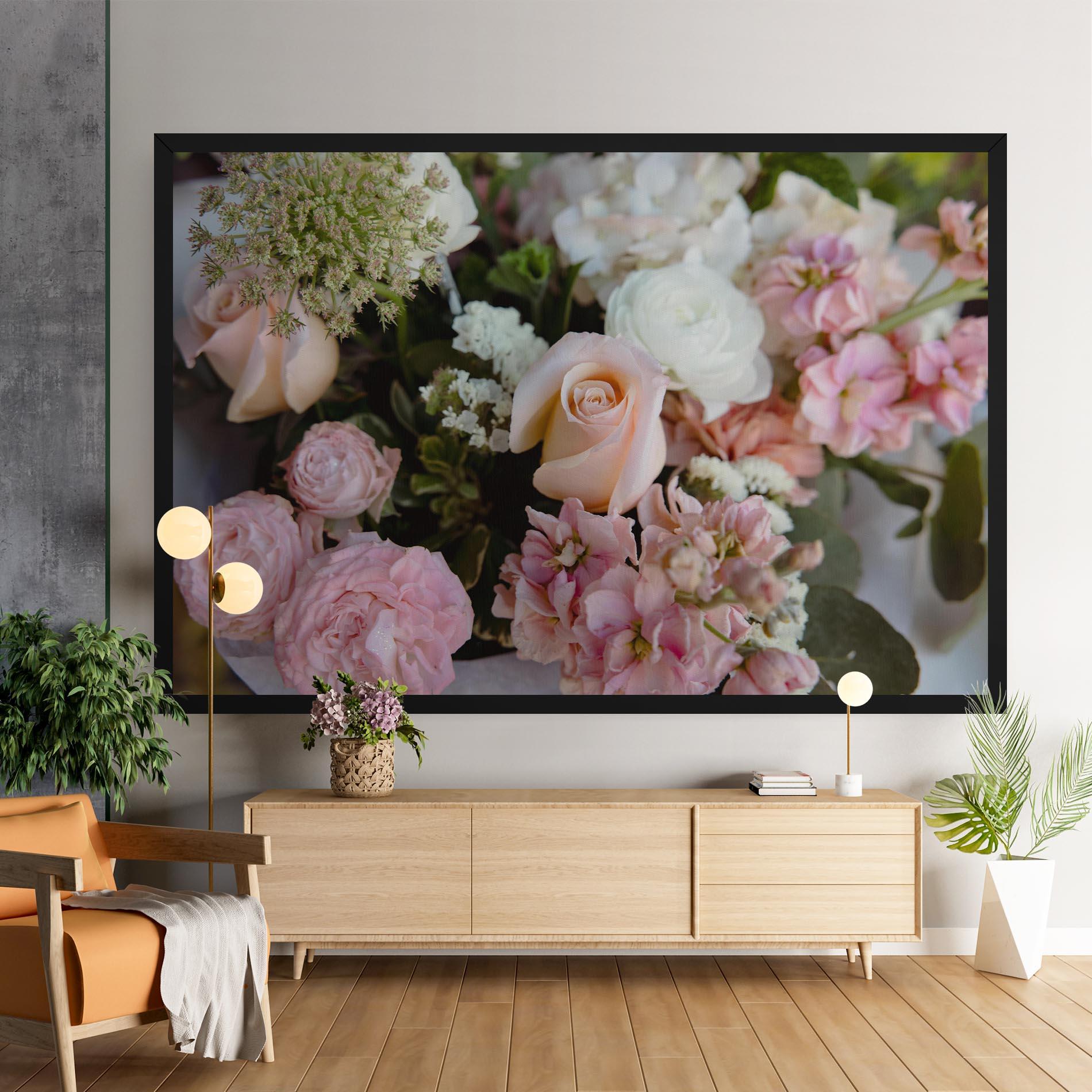 Tablou Canvas Beautiful Pink Pastel mockup 9