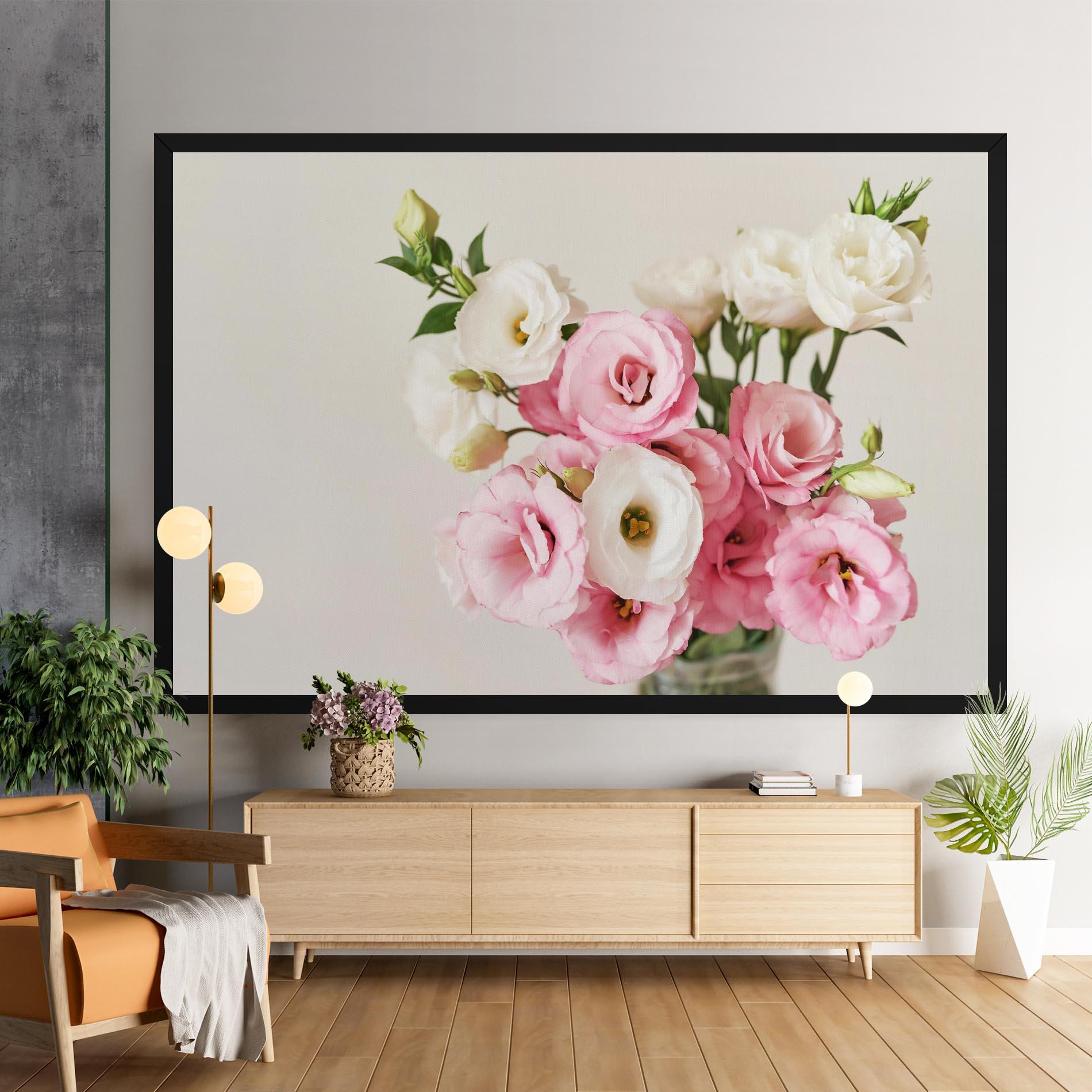 Tablou Canvas Cute Pink Flowers mockup 9
