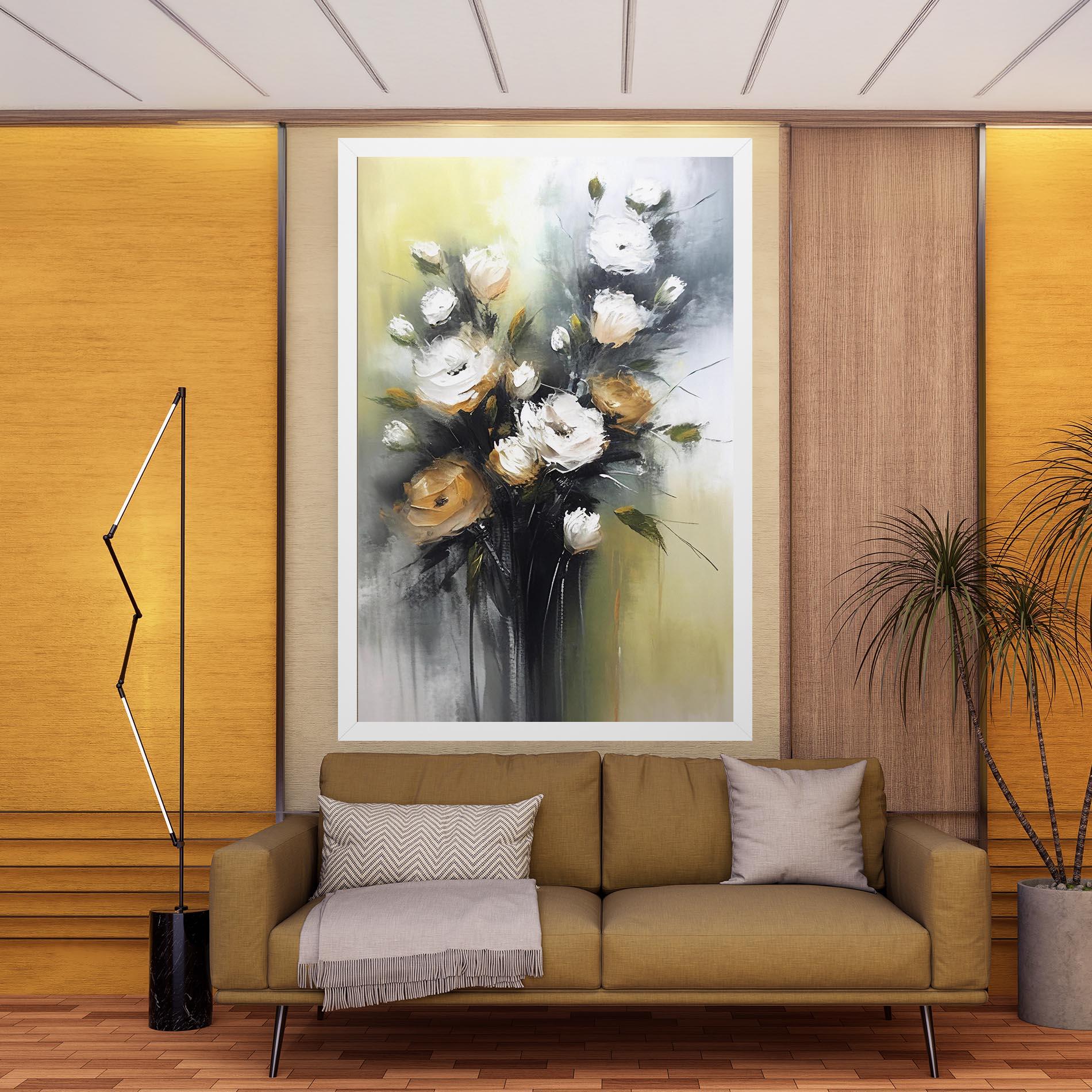 Tablou Canvas Bouquet Painting mockup 9