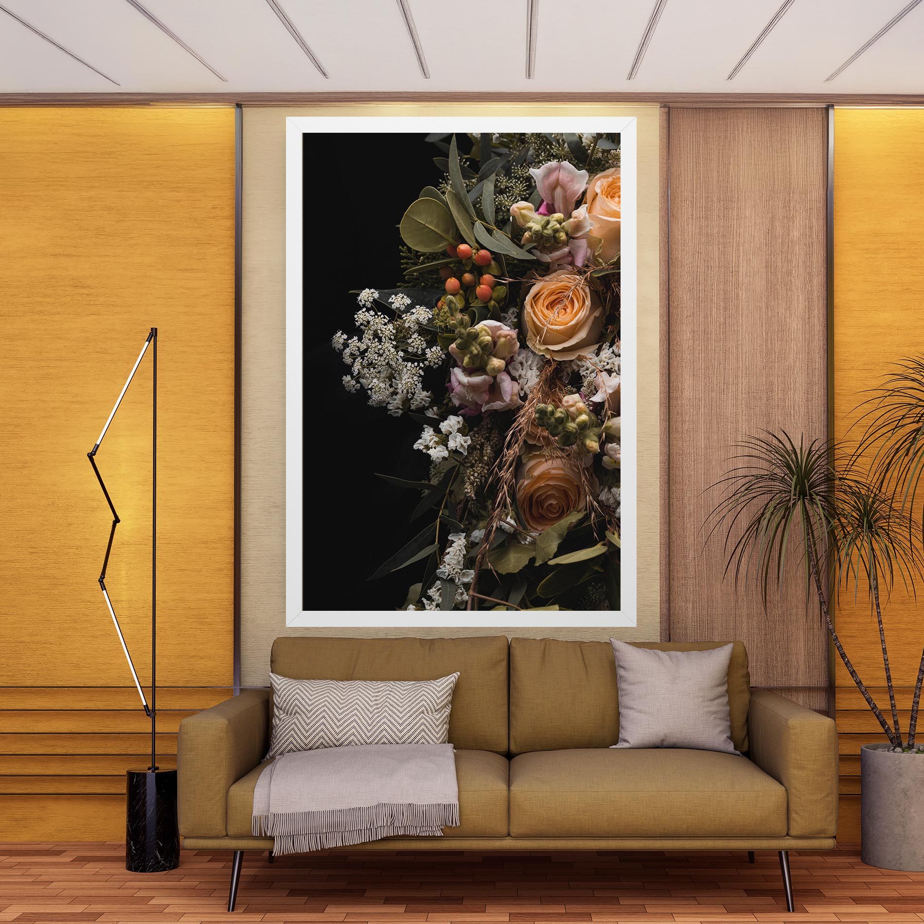 Dark Flower Bouquet mockup 9
