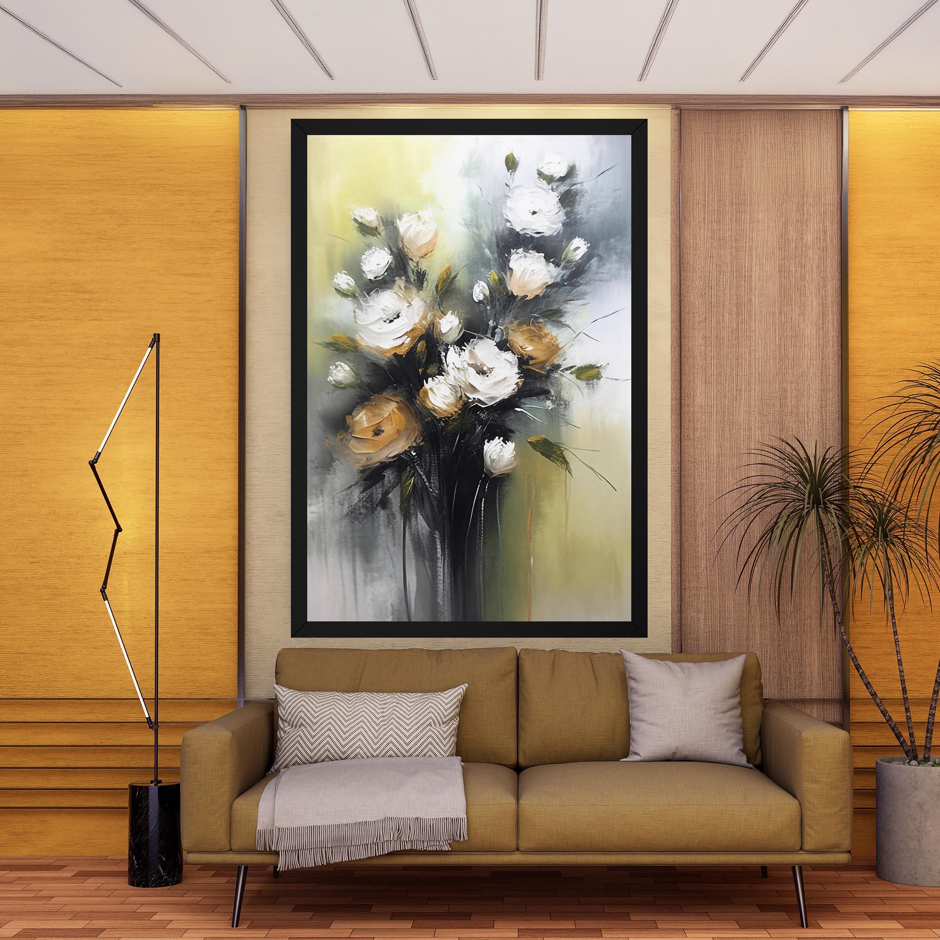 Tablou Canvas Bouquet Painting mockup 9