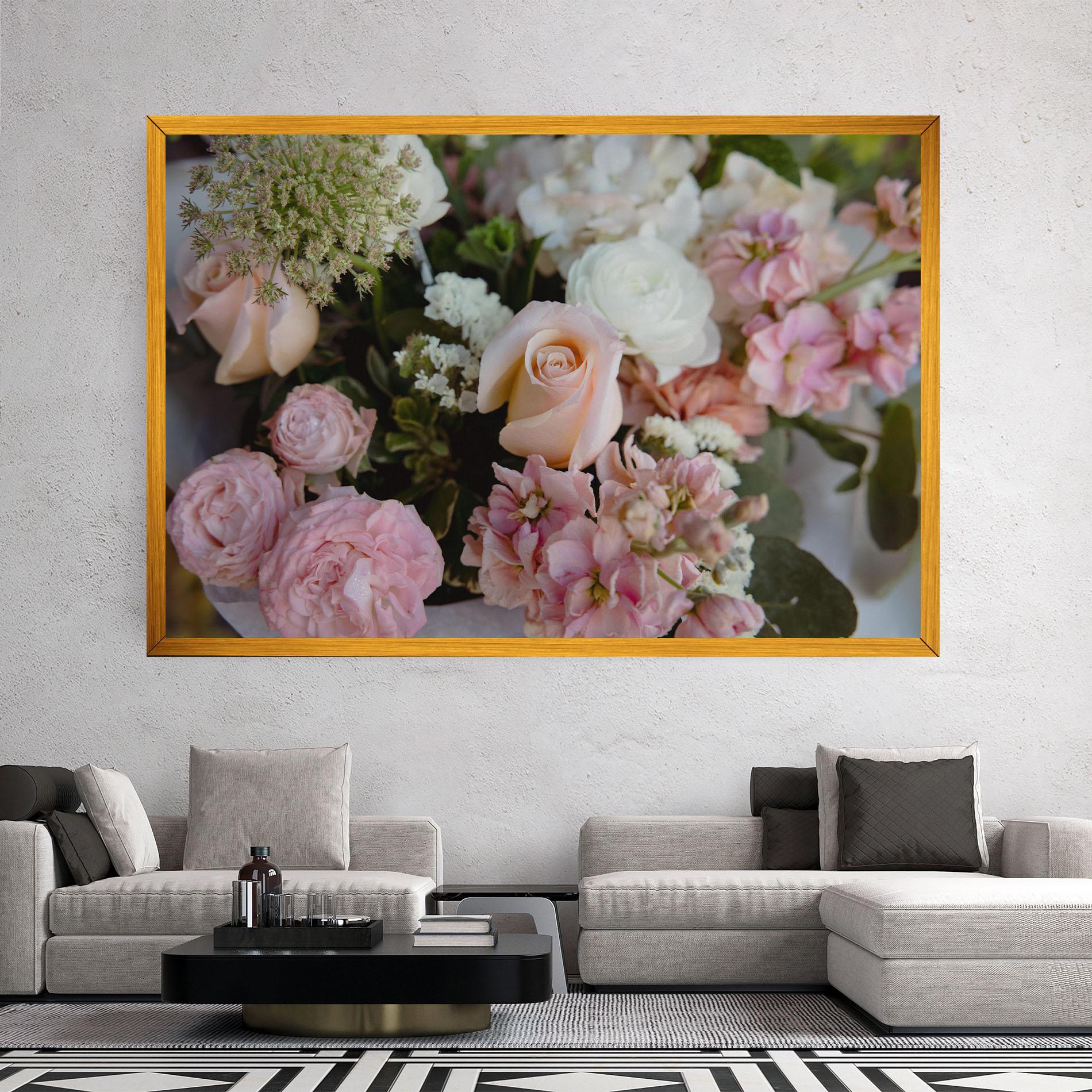 Tablou Canvas Beautiful Pink Pastel mockup 2