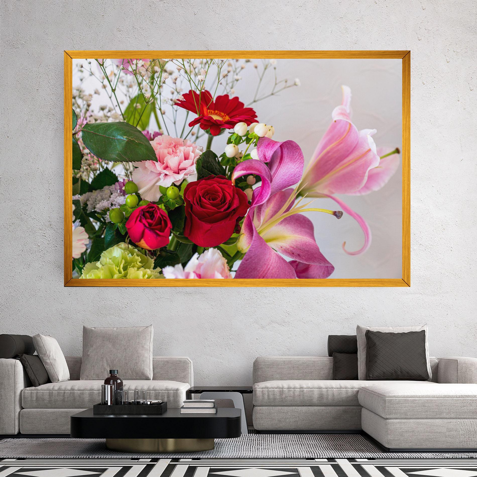 Tablou Canvas Bouquet mockup 2