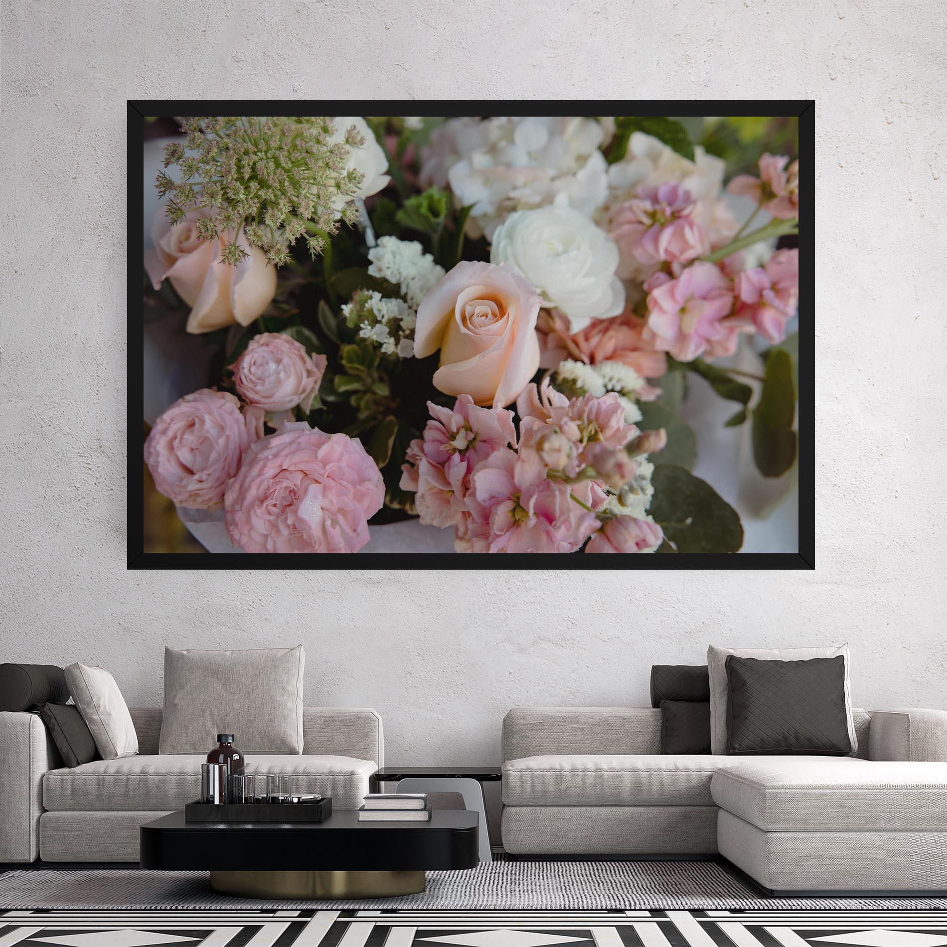 Tablou Canvas Beautiful Pink Pastel mockup 2