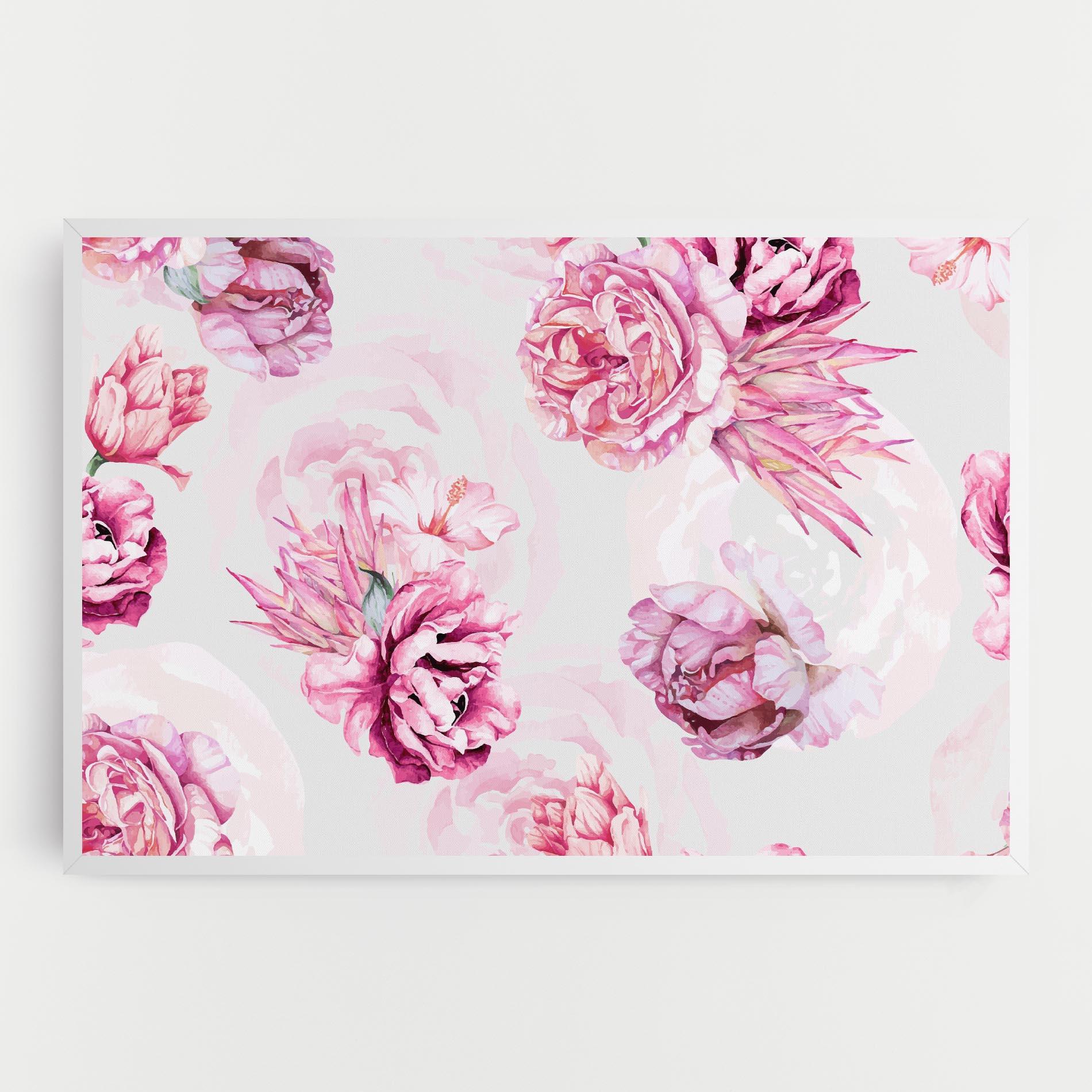 Tablou Canvas Blooming Peony mockup 0