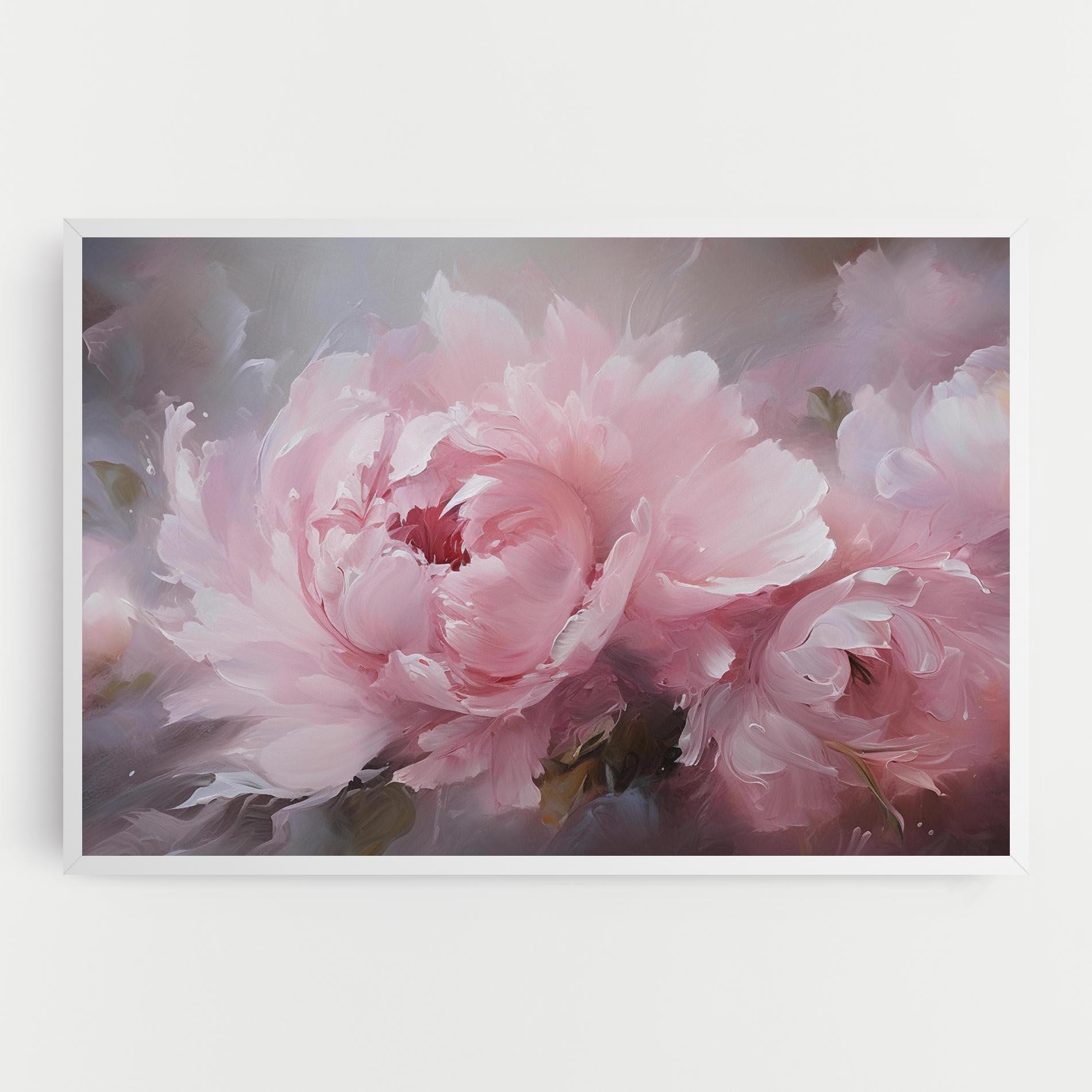 Tablou Canvas Dreamy Painting Peony mockup 0