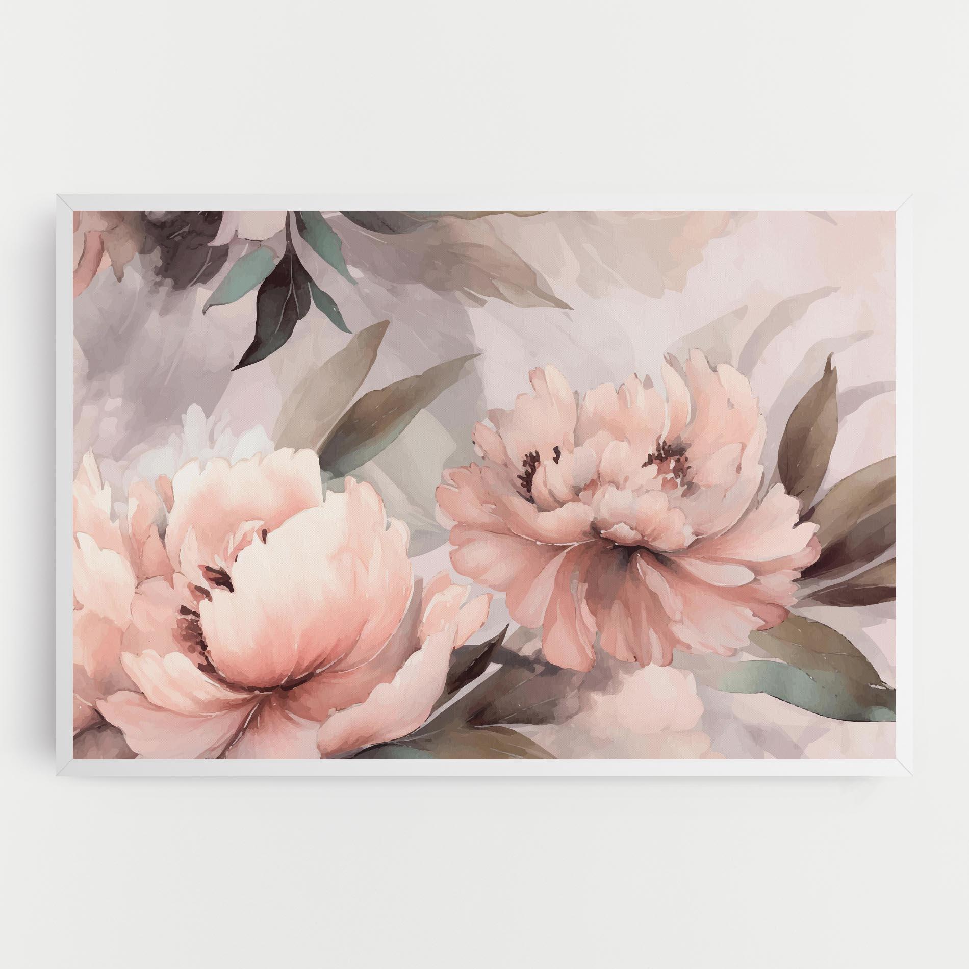 Tablou Canvas Dreamy Peony Art mockup 0
