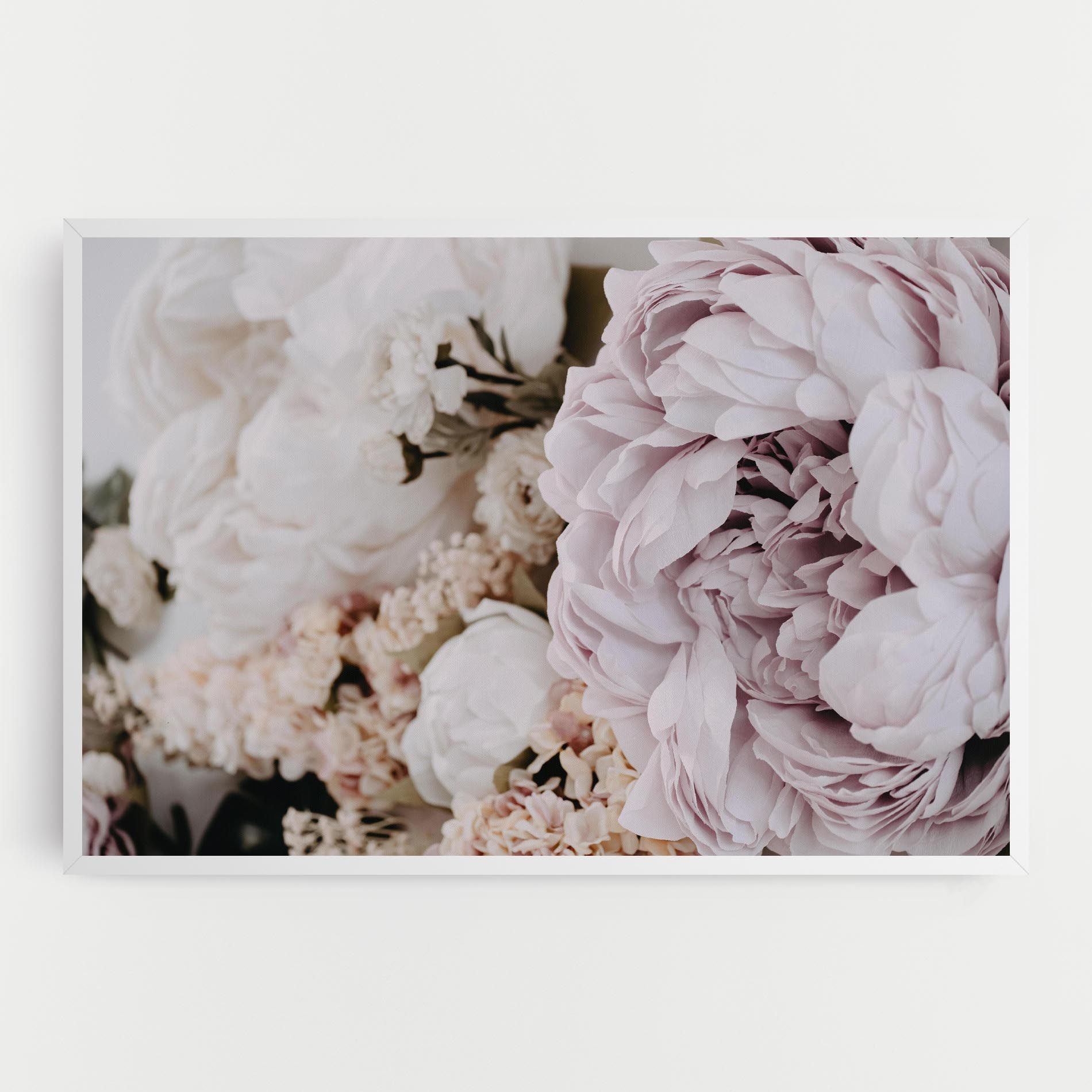 Grey Peony Bouquet mockup 0