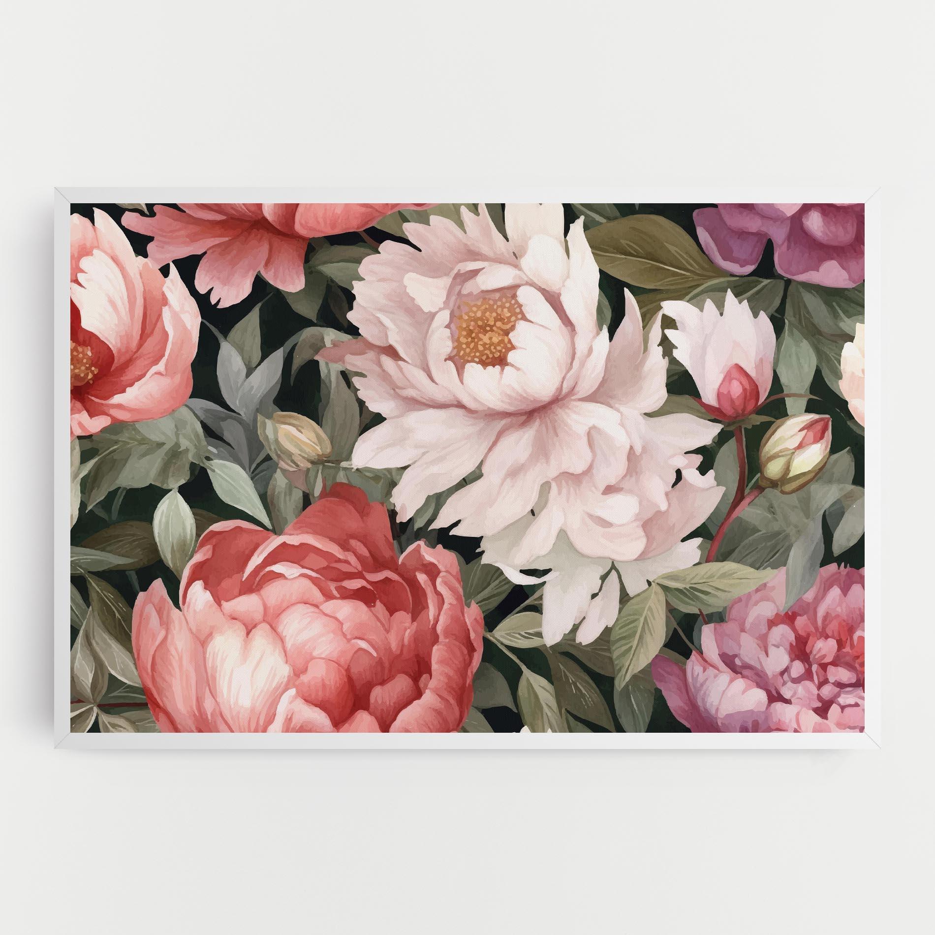 Tablou Canvas Light Peony Art mockup 0
