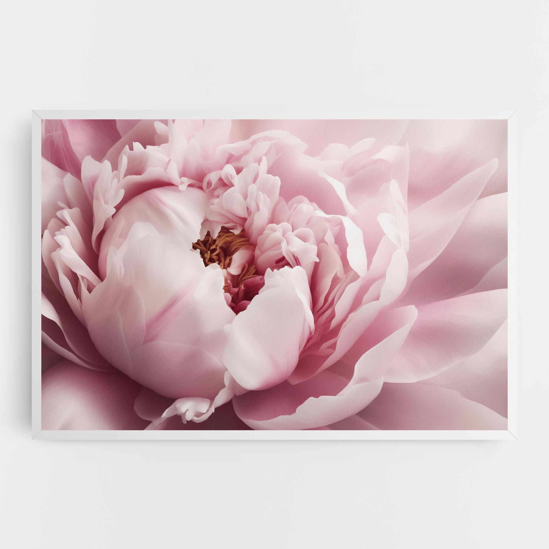 Tablou Canvas Pastel Peony Petals mockup 0