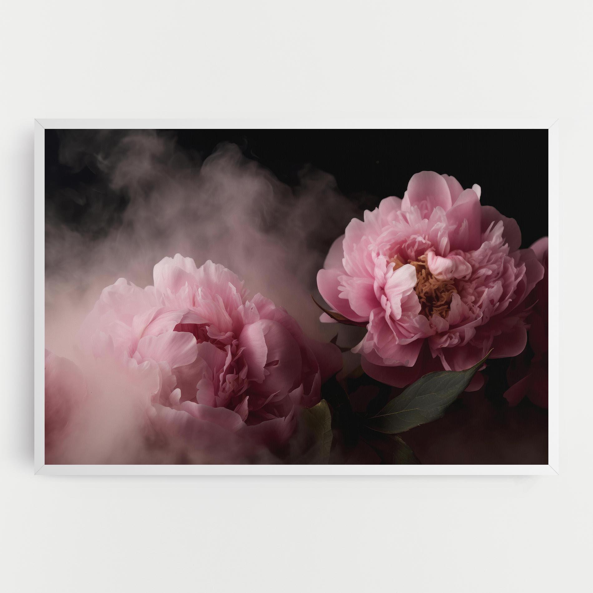 Tablou Canvas Peony In Smoke mockup 0