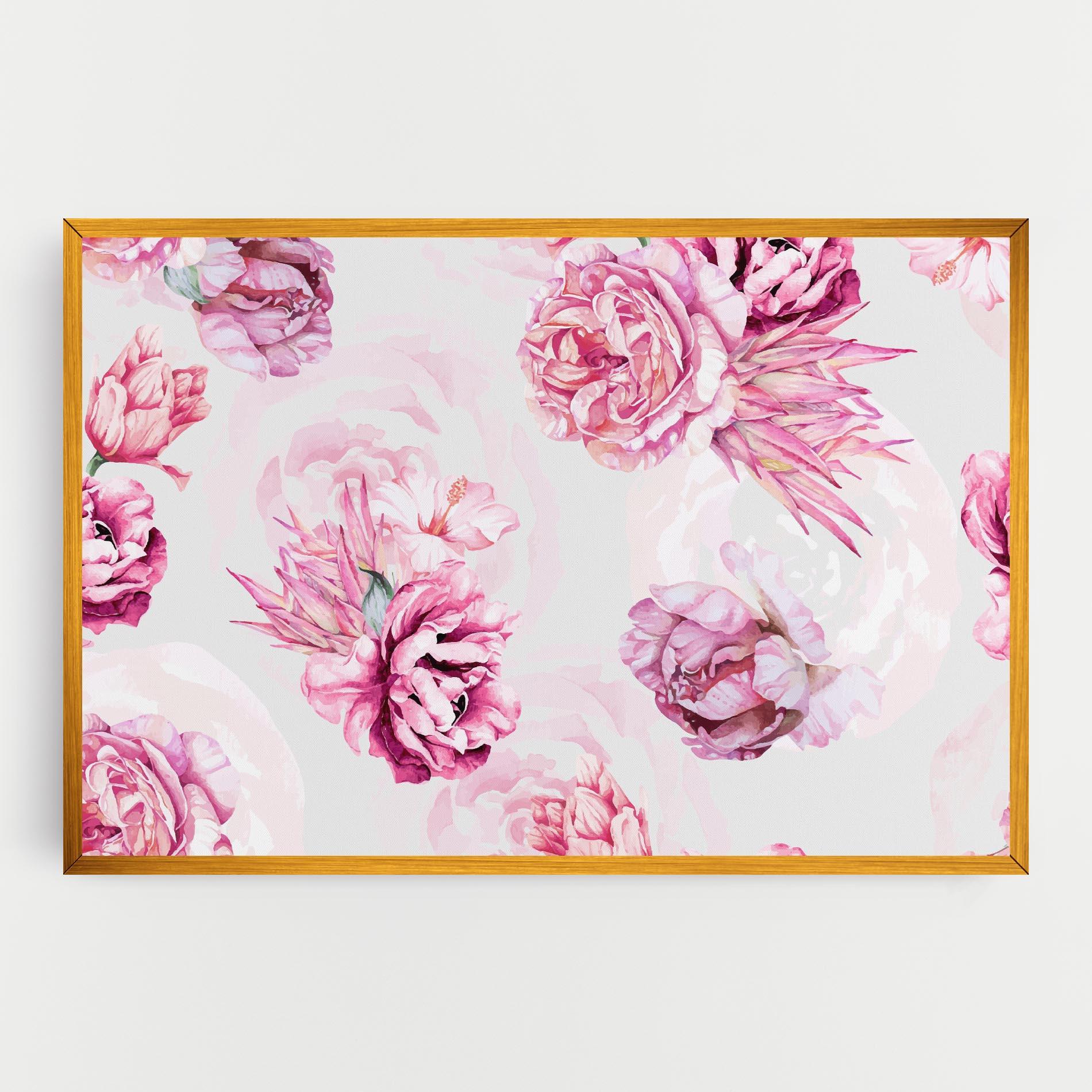 Tablou Canvas Blooming Peony mockup 0
