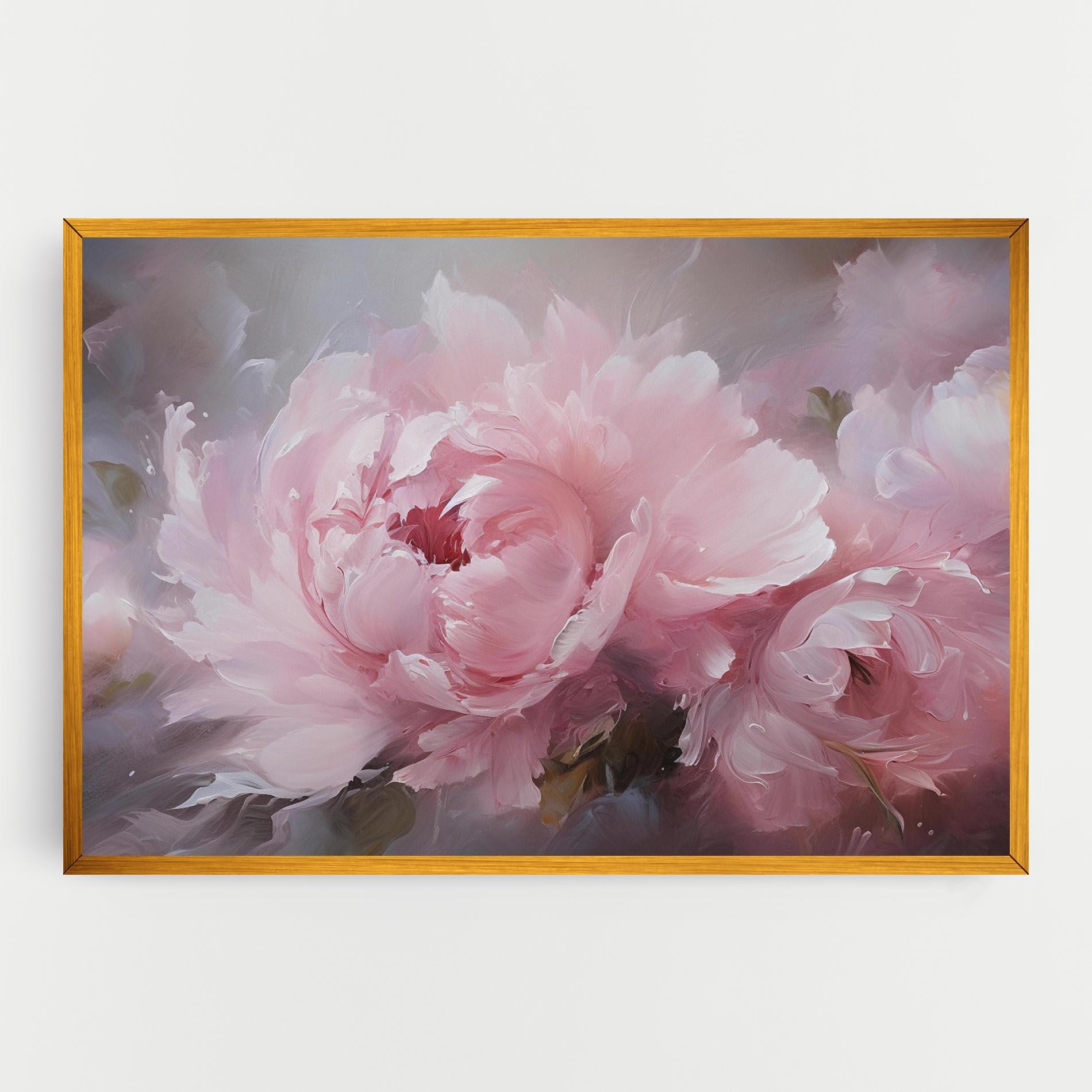 Tablou Canvas Dreamy Painting Peony mockup 0