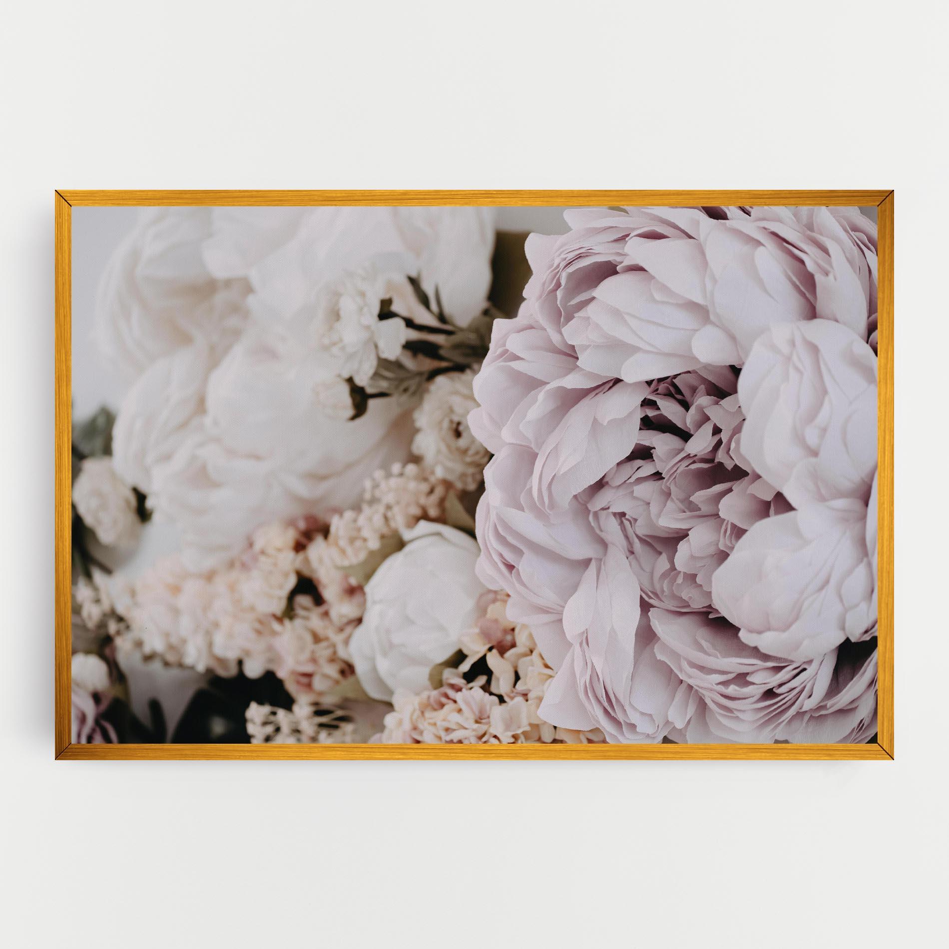 Tablou Canvas Grey Peony Bouquet mockup 0