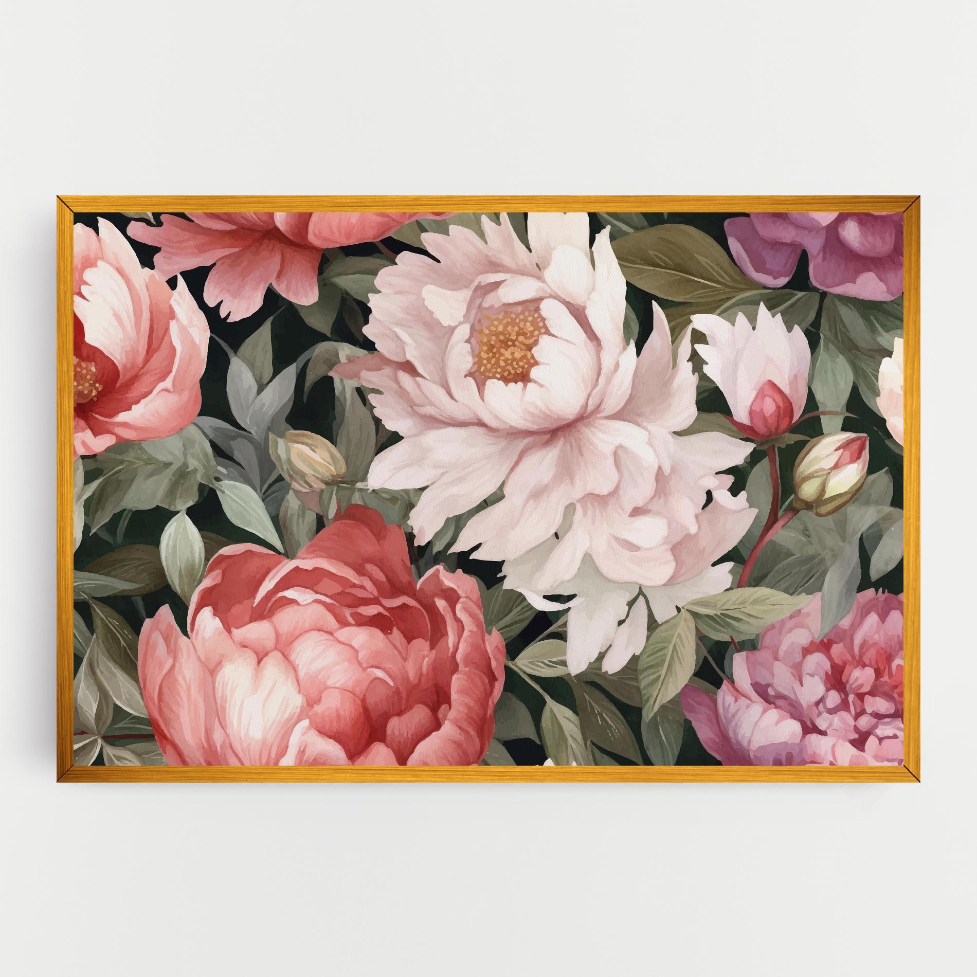 Tablou Canvas Light Peony Art mockup 0