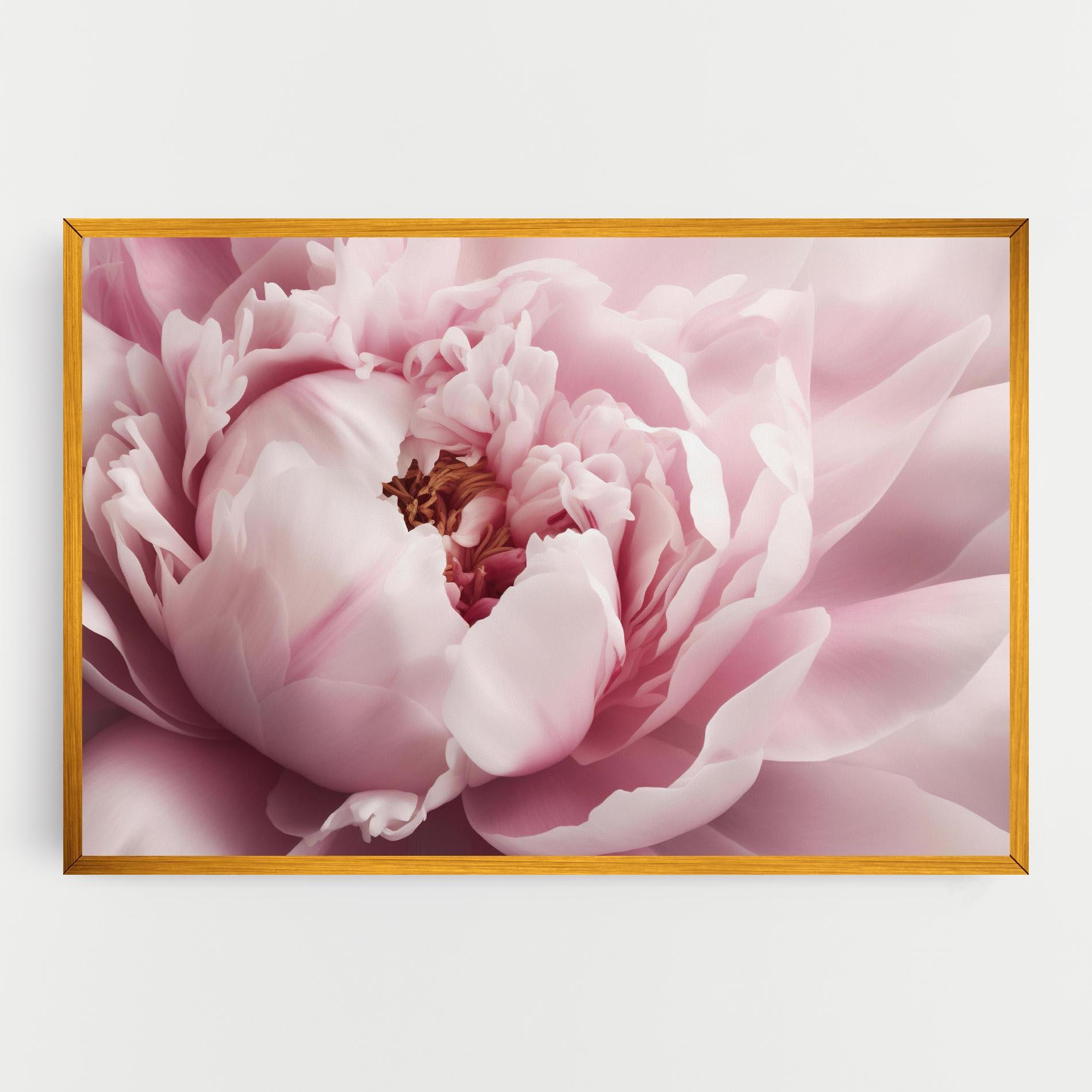 Tablou Canvas Pastel Peony Petals mockup 0