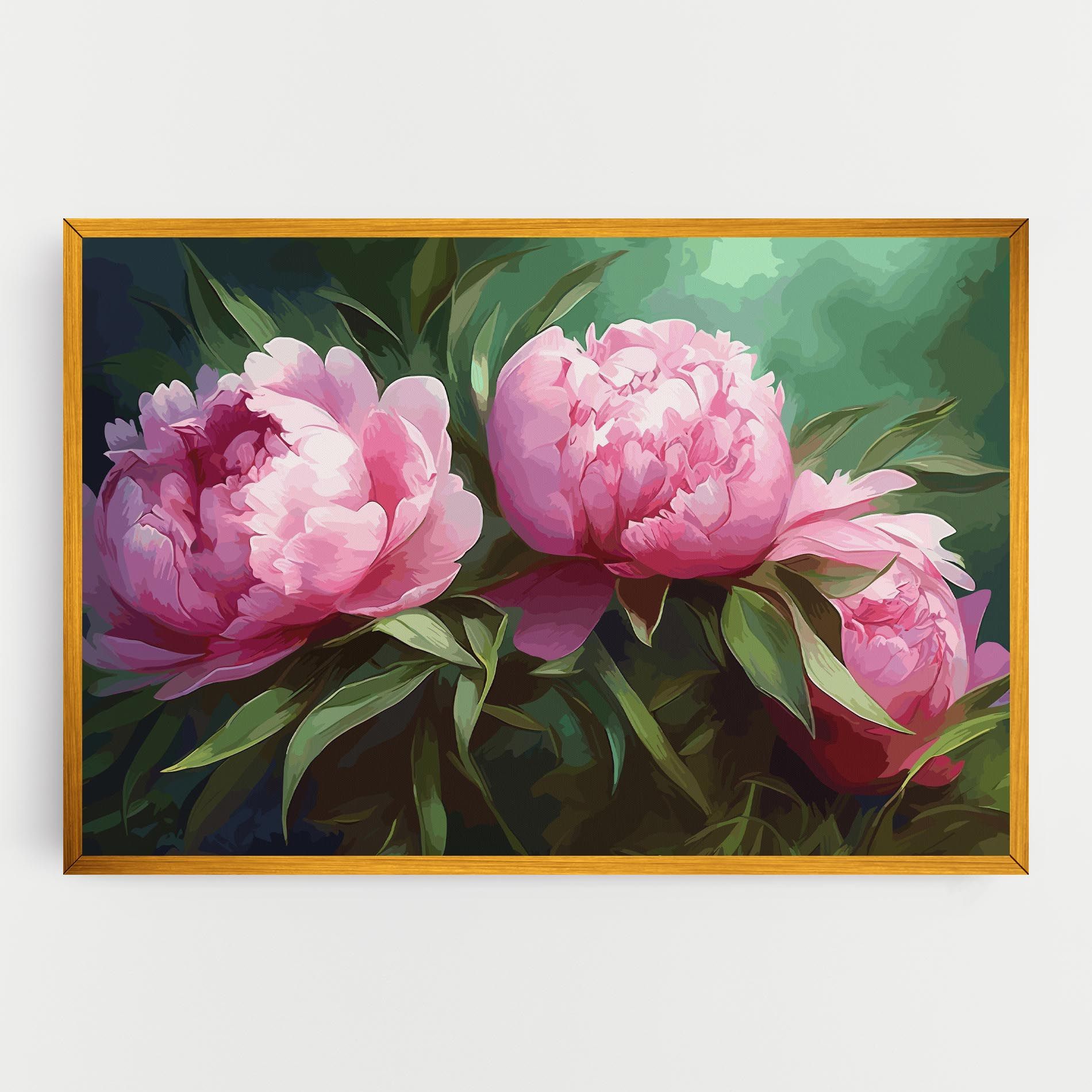 Peonies Art mockup 0
