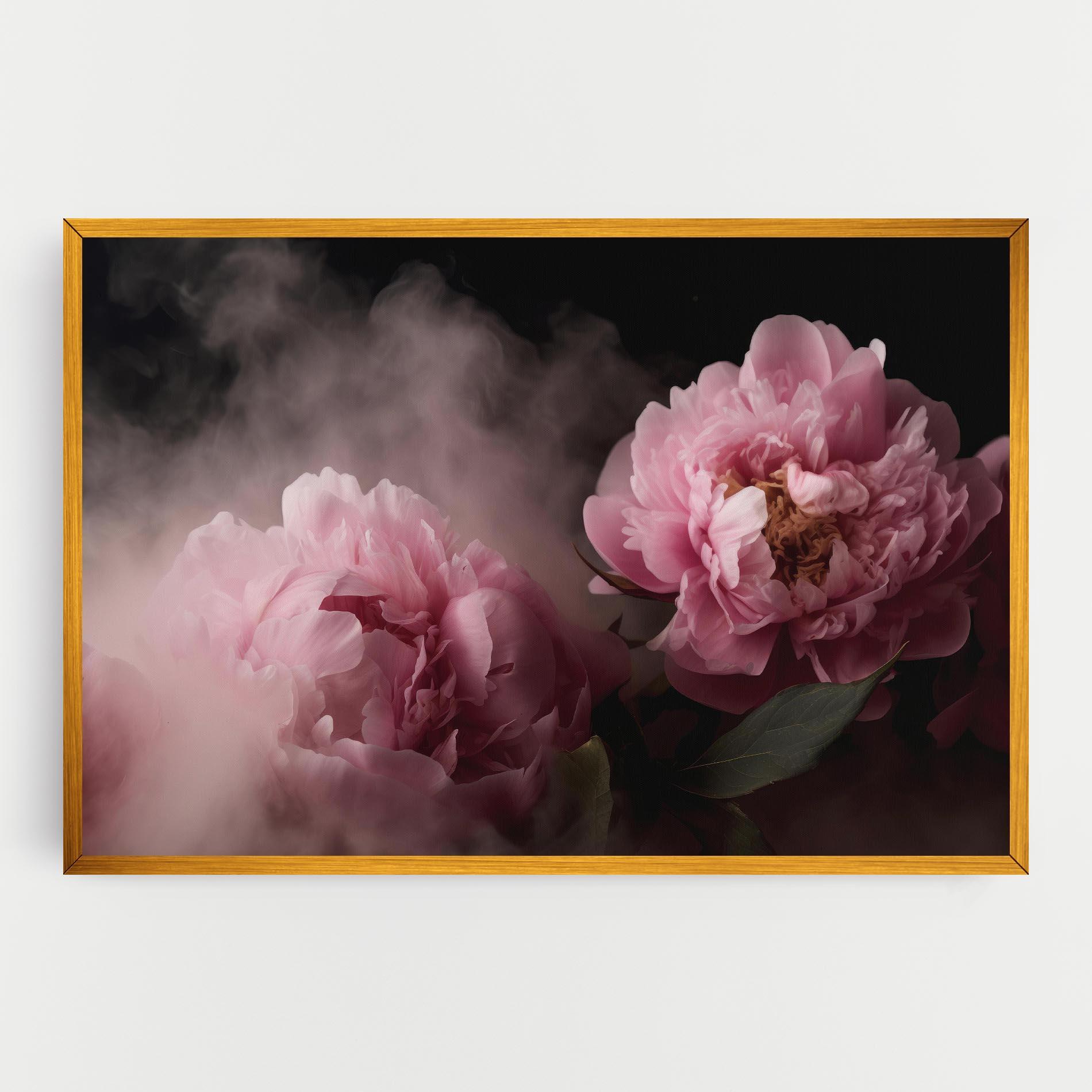 Tablou Canvas Peony In Smoke mockup 0