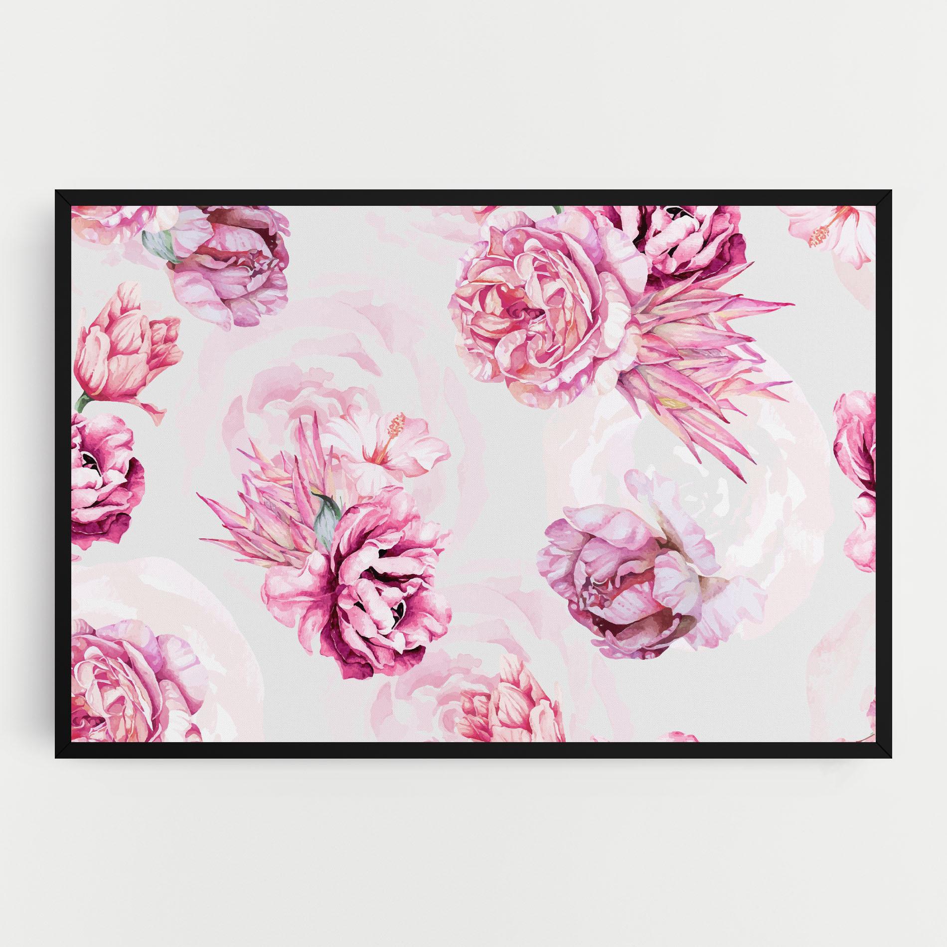 Tablou Canvas Blooming Peony mockup 0