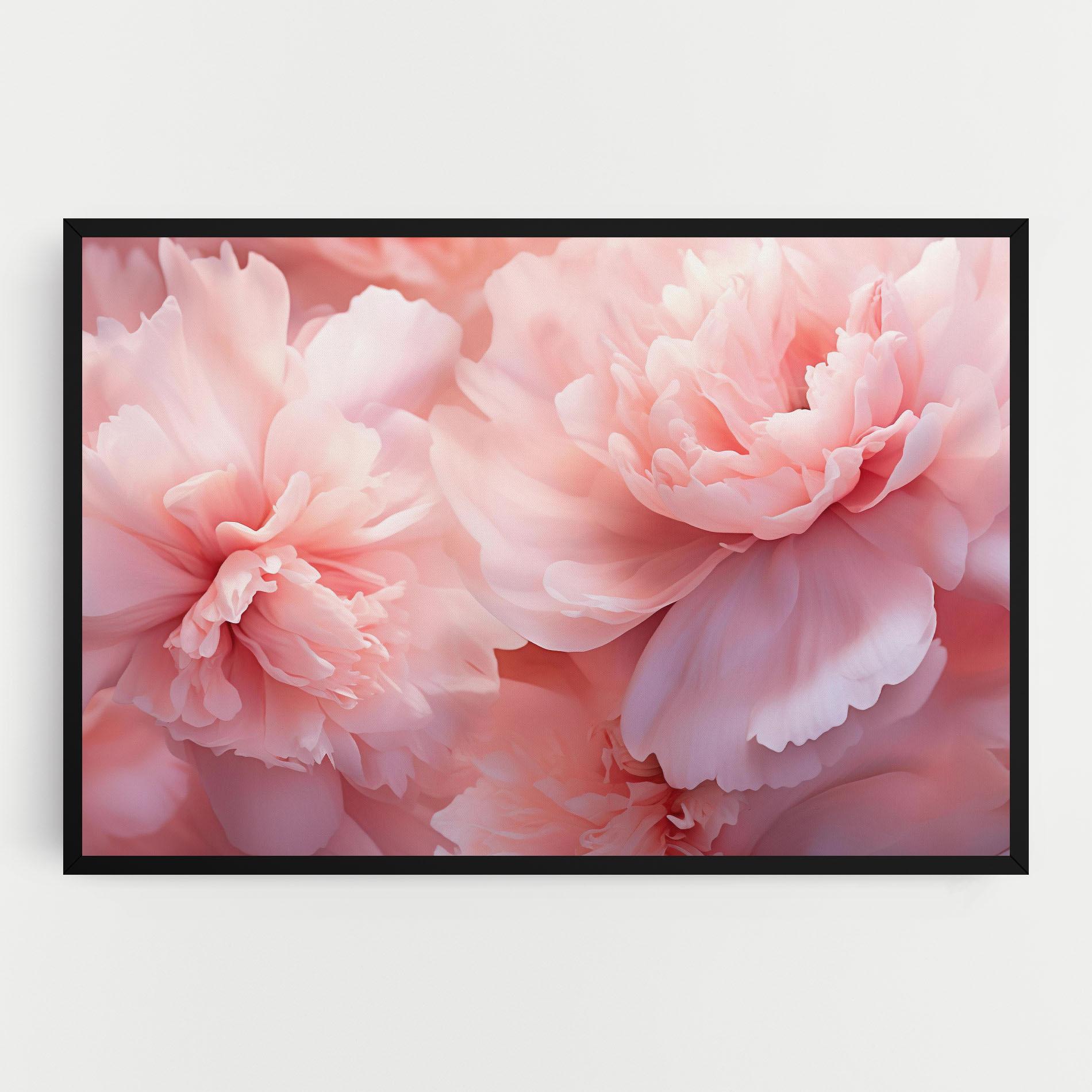 Tablou Canvas Close Up Dreamy Peony mockup 0
