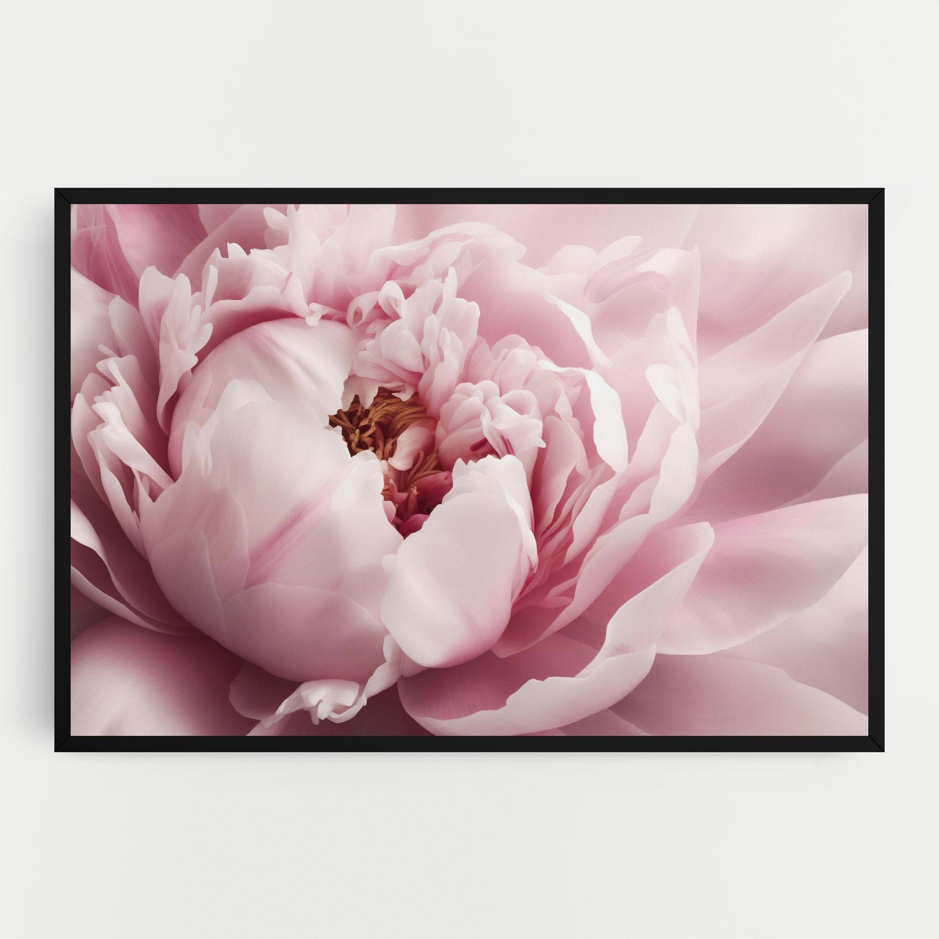 Tablou Canvas Pastel Peony Petals mockup 0