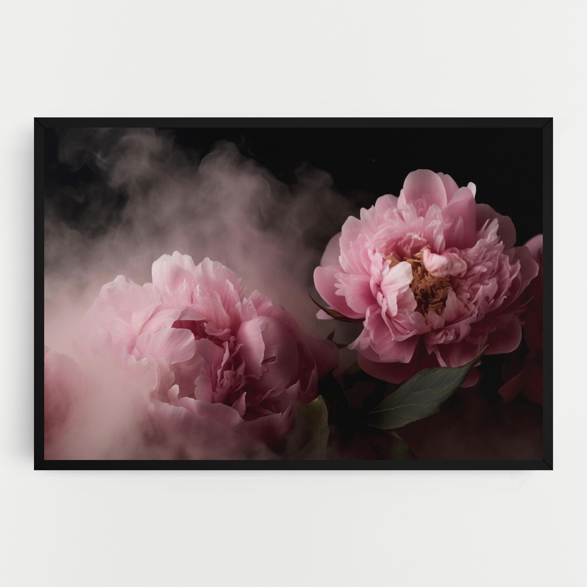 Tablou Canvas Peony In Smoke mockup 0
