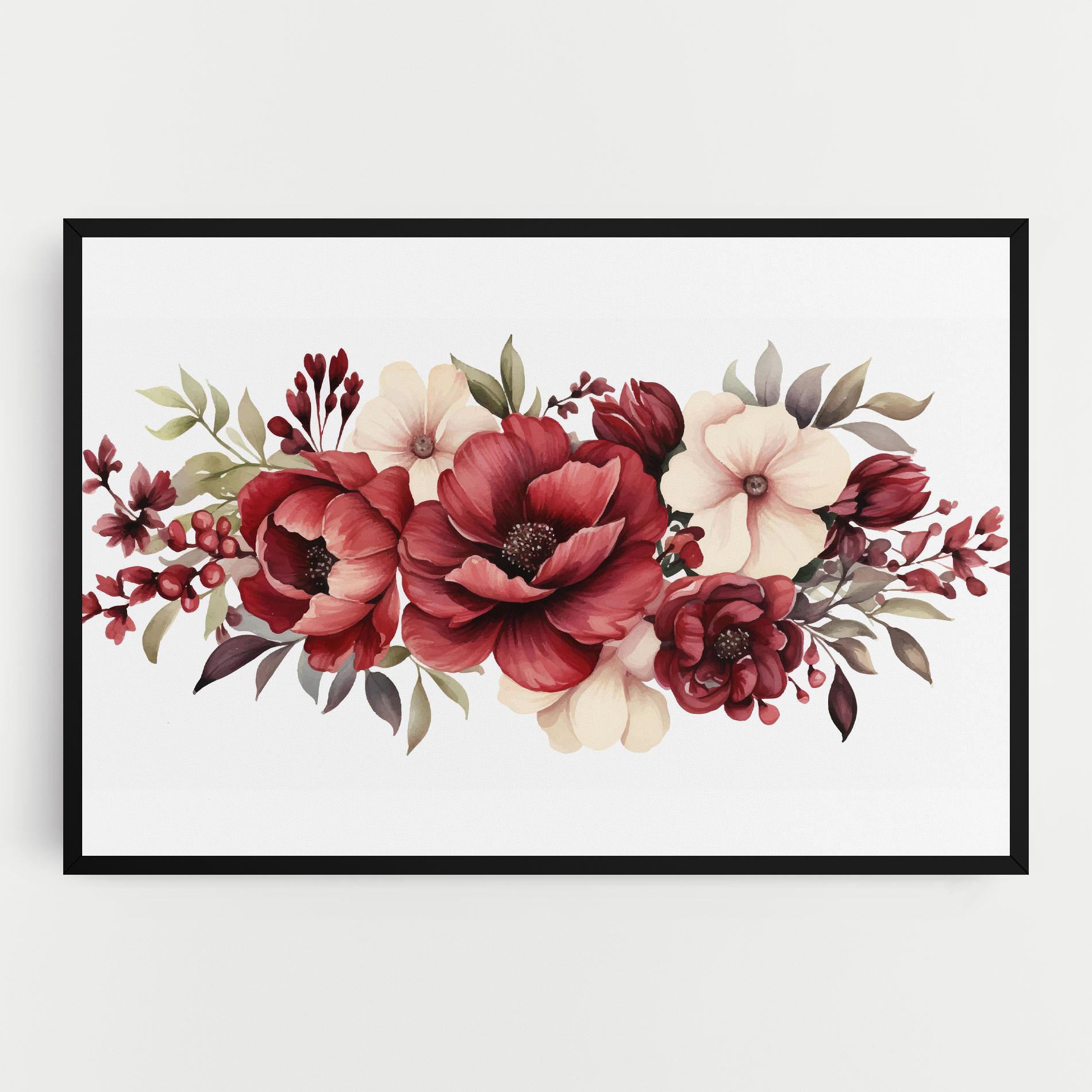 Tablou Canvas Red Peony mockup 0