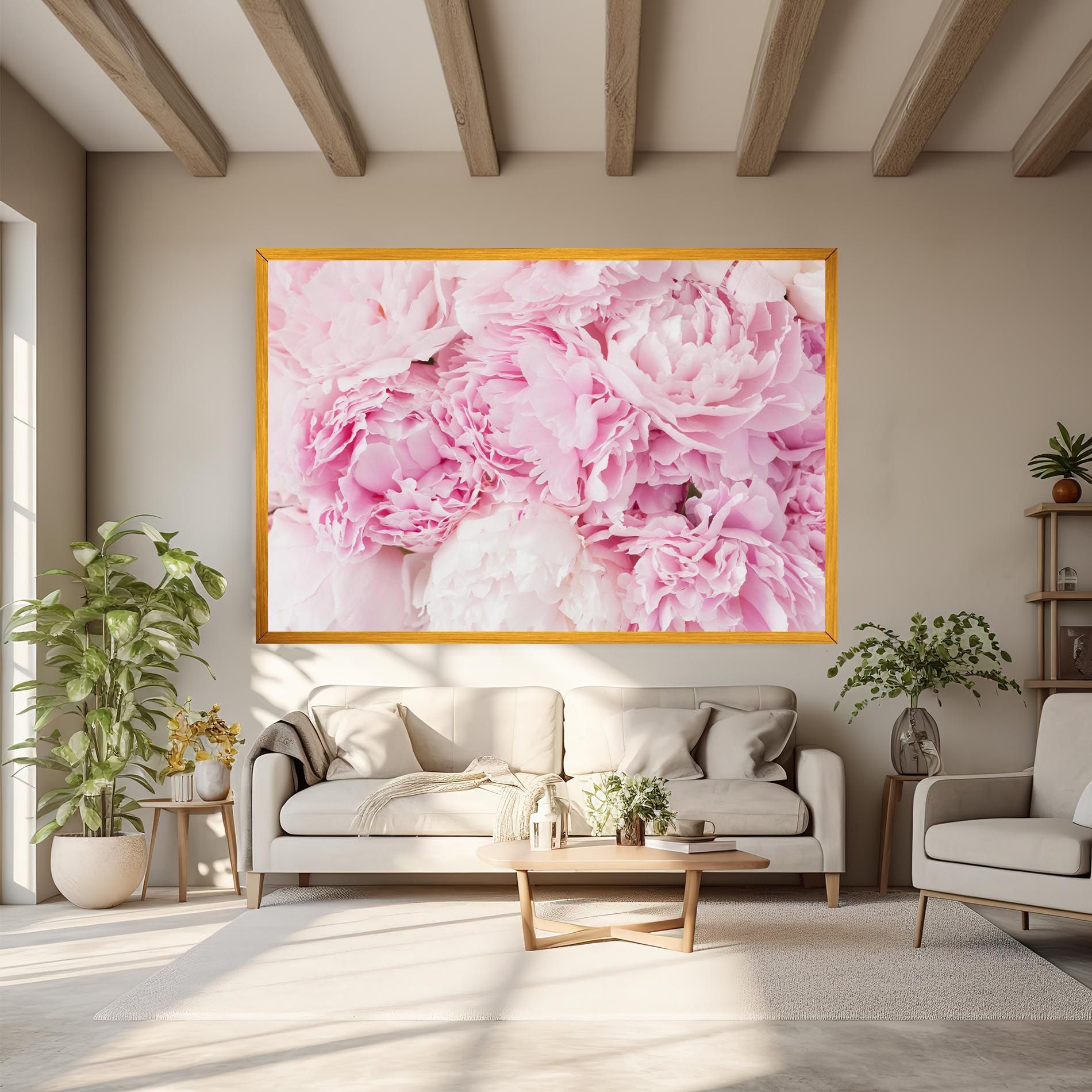 Dreamy Pink Pastel Peony mockup 6