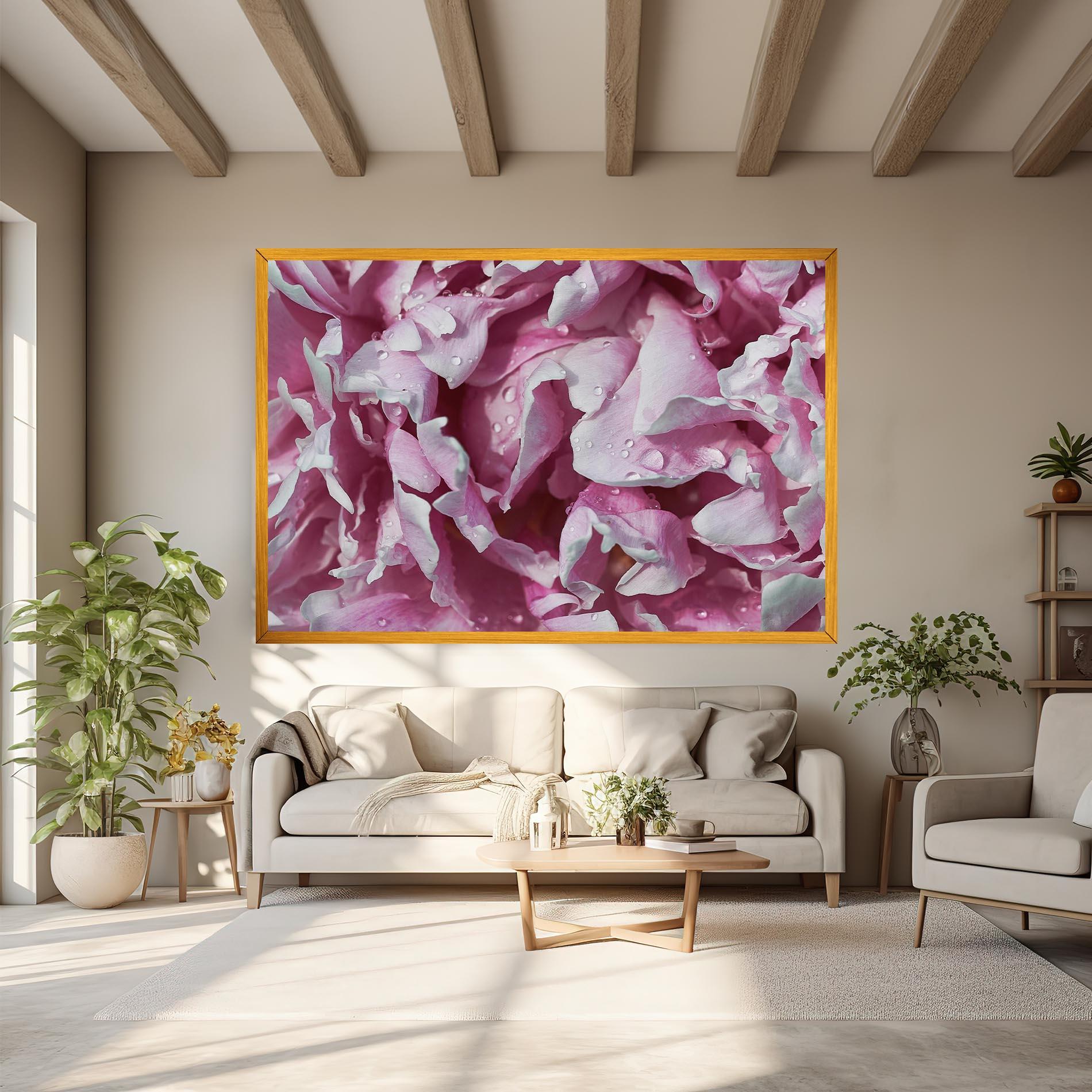 Tablou Canvas Peony Petals mockup 6